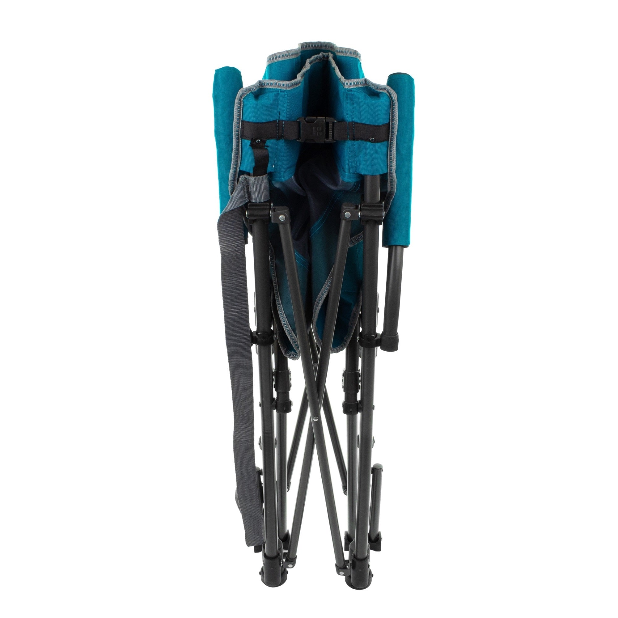 Zenithen Limited Padded Hard Arm Outdoor Rocker Chair for Camping/Sporting Events, Teal