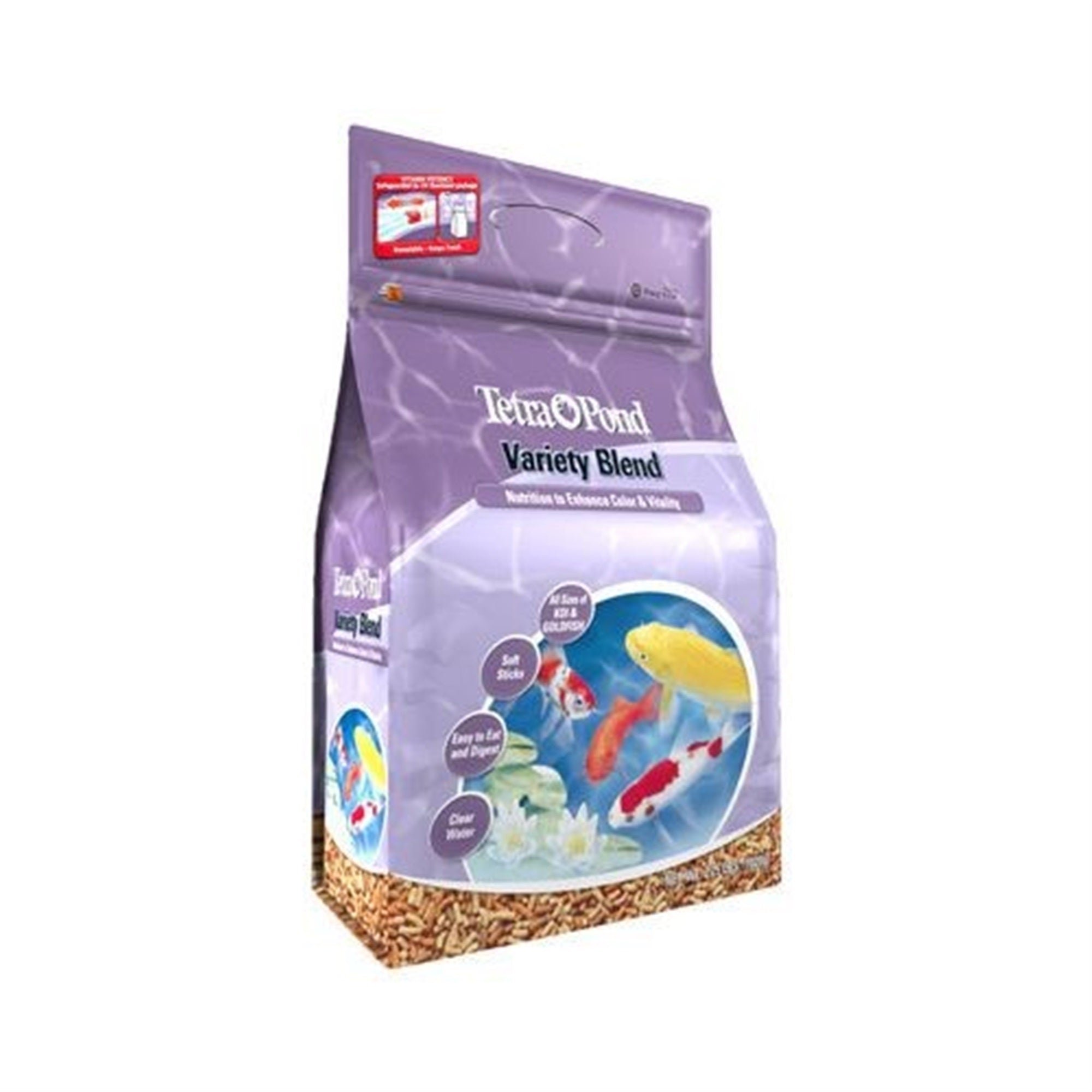 TetraPond Variety Blend Fish Food to Enhance Color and Vitality, 2.2 lbs