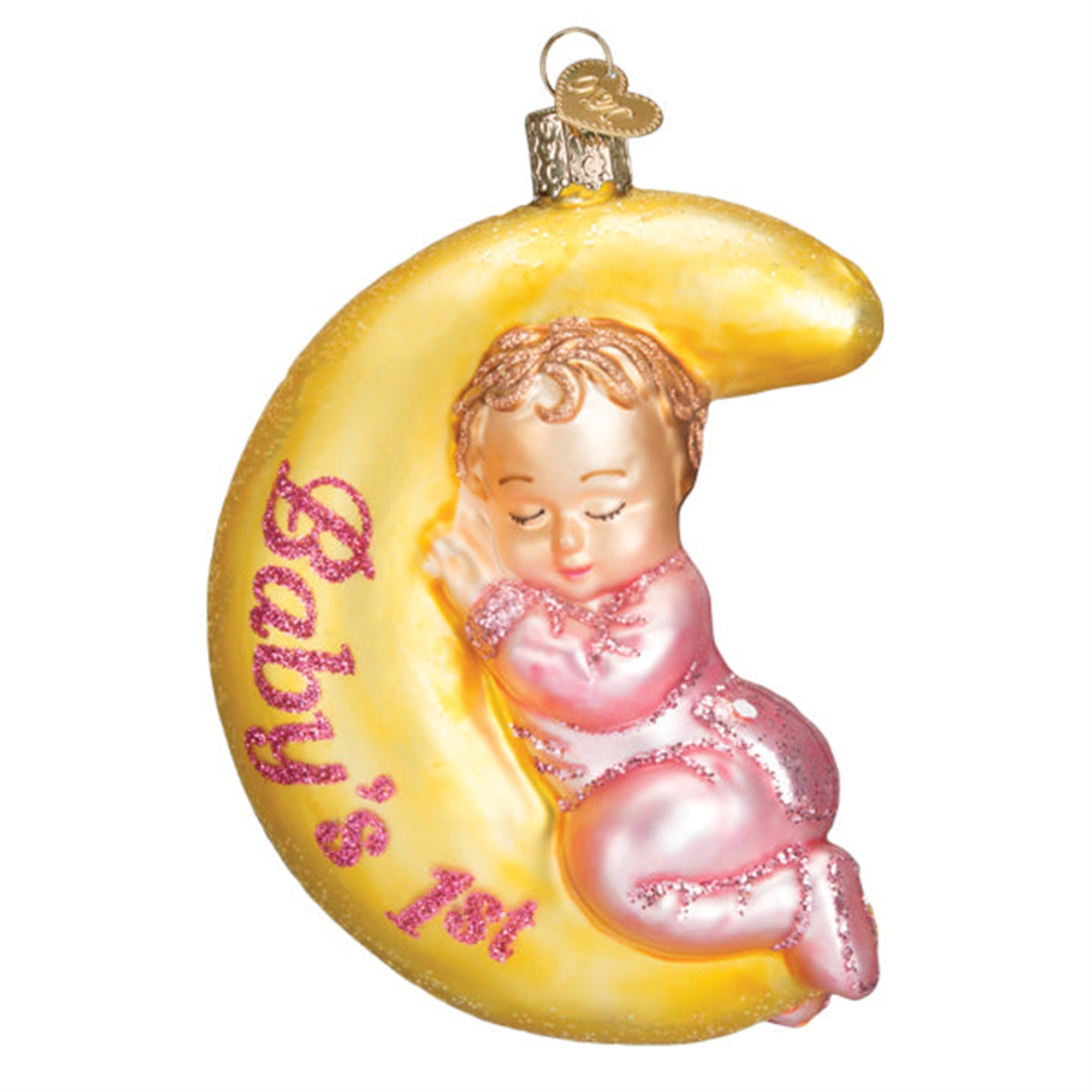 Old World Christmas Blown Glass Christmas Ornament, Baby's 1st - Dreamtime Girl