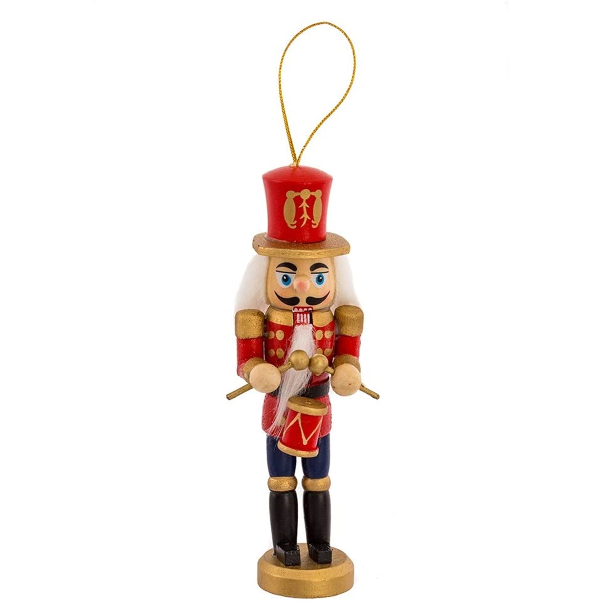 Kurt Adler 5" Wooden Nutcracker Ornaments, Set of 4