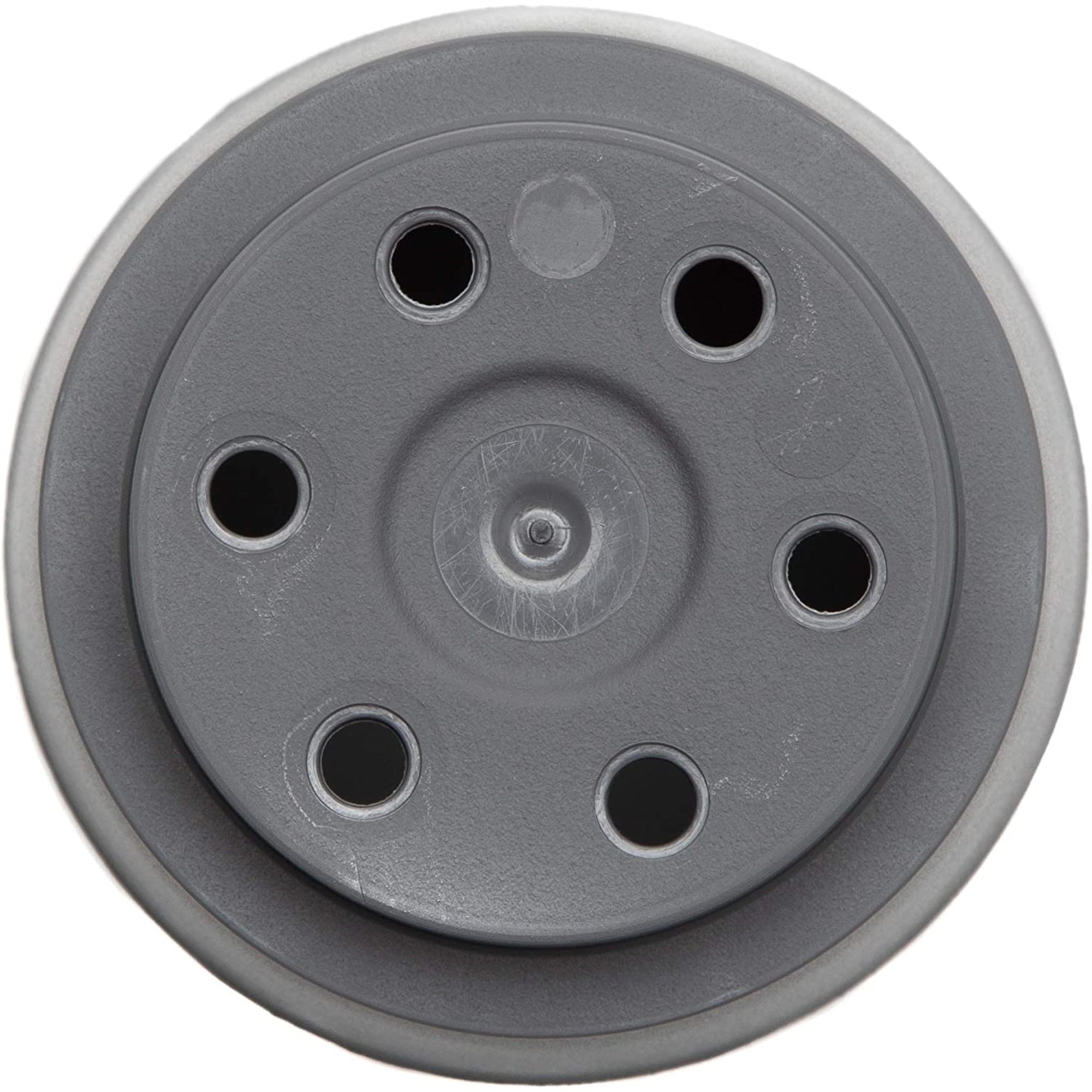 Bloem Trio Flight 3 Resin Planter Pots with Saucer Tray, Charcoal Gray 14”