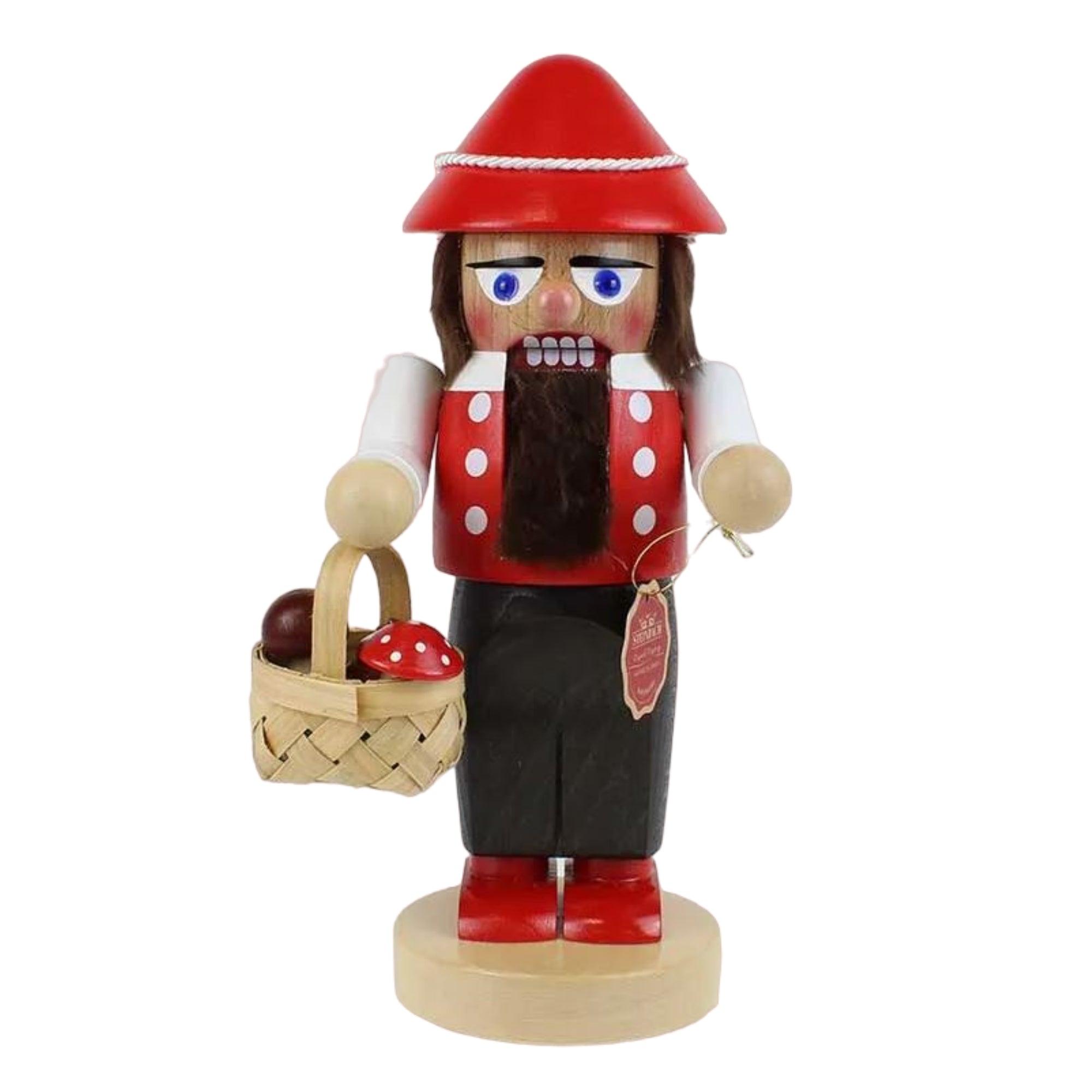 Steinbach Chubby Nutcracker Collection, Mushroom Picker, 12"