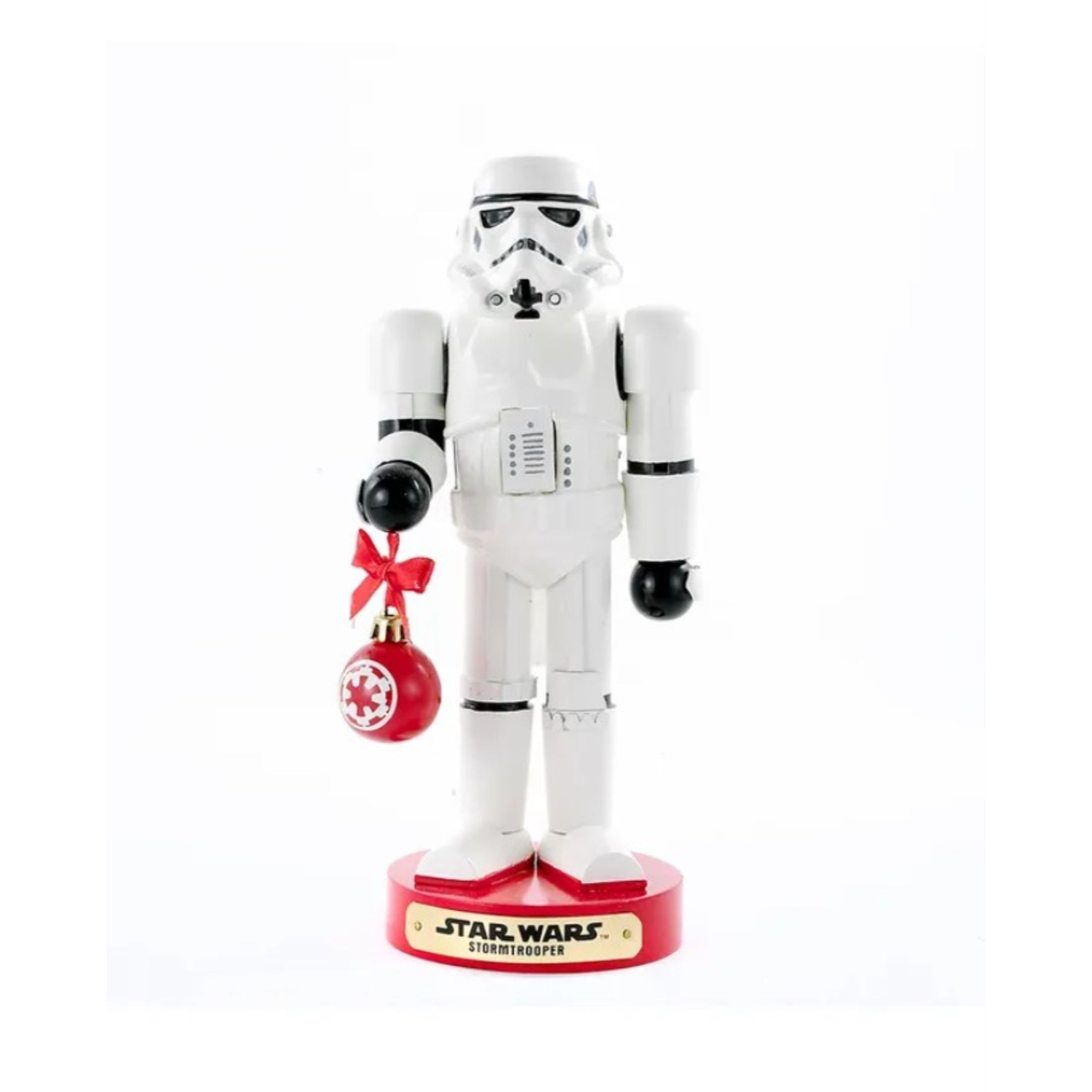Kurt Adler Star Wars Stormtrooper with Ball Ornament Nutcracker, 12in