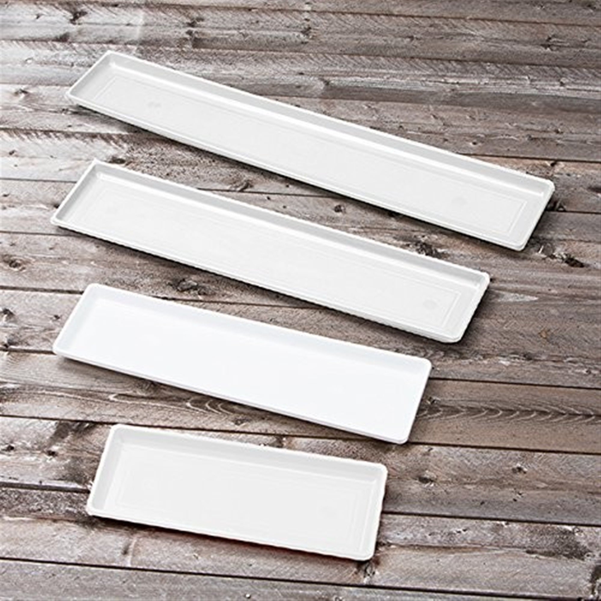 Novelty Plastic Countryside Flower Box Tray