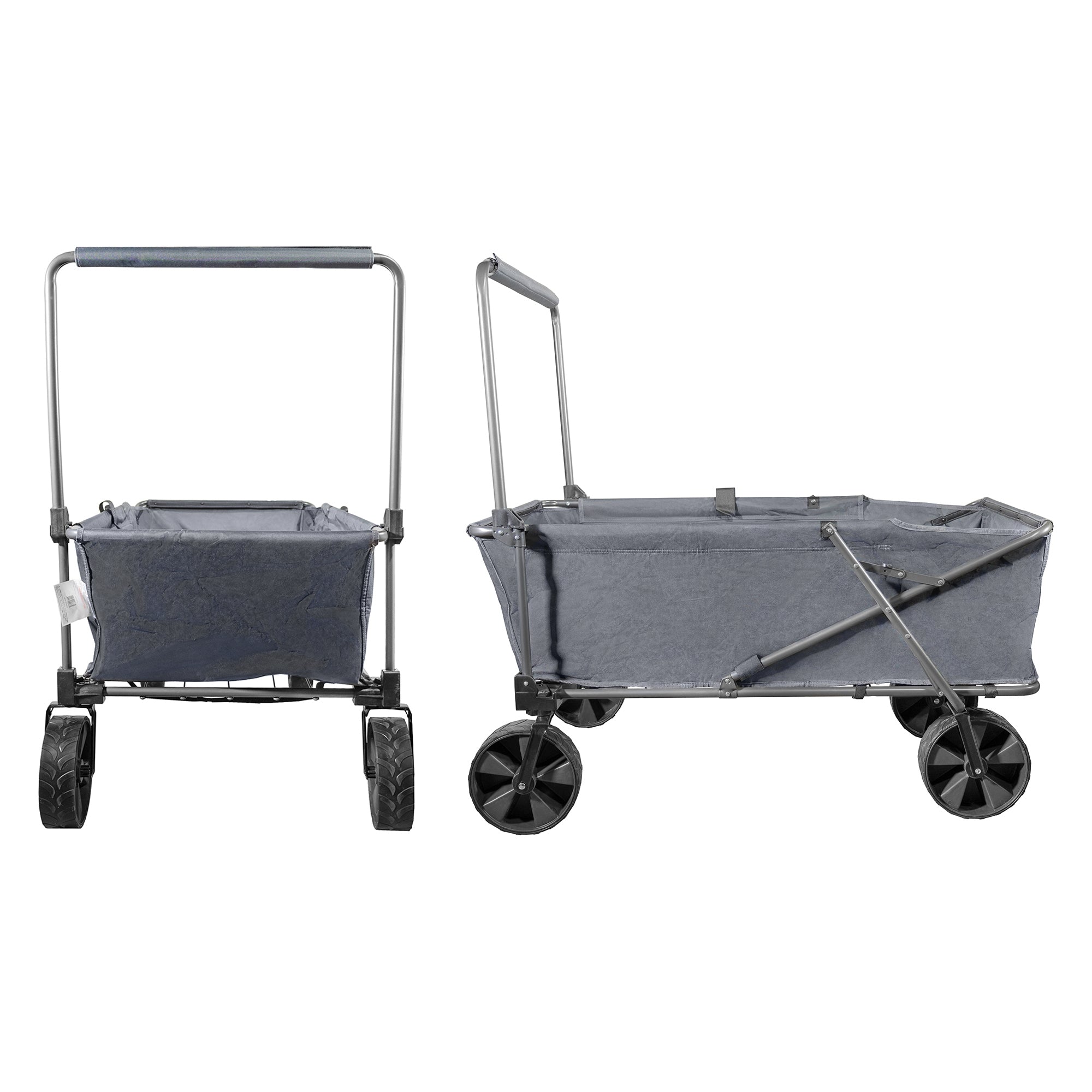 Zenithen Steel Large Folding Sports Camping Utility Yard Cart Portable Wagon