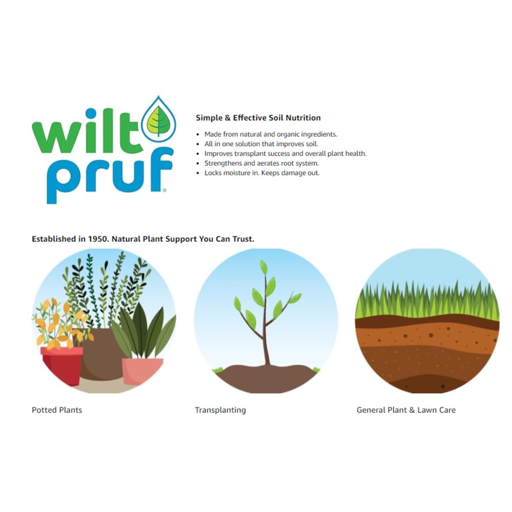 Wilt-Pruf 5-in-1 Soil and Transplant Enhancer, 2lb Bag