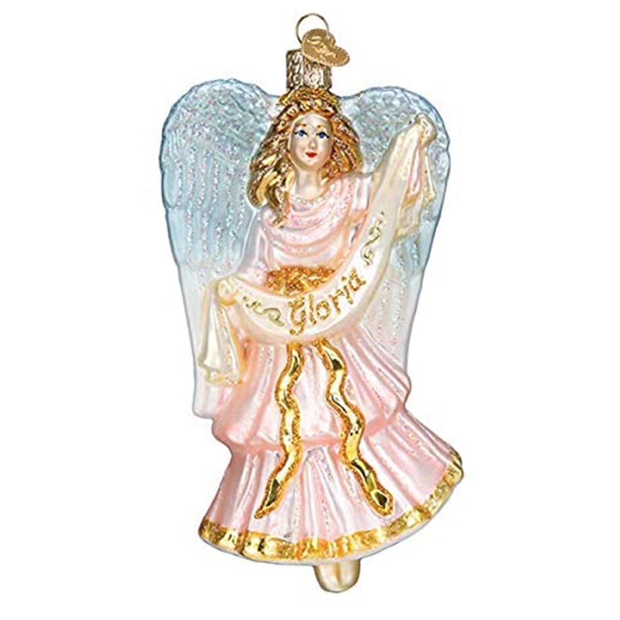 Old World Christmas Glass Blown Ornaments Nativity Angel