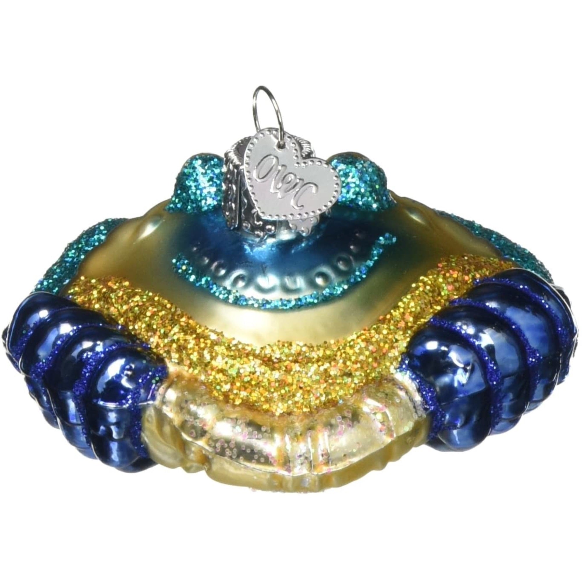 Old World Christmas Blue Crab Glass Blown Ornament