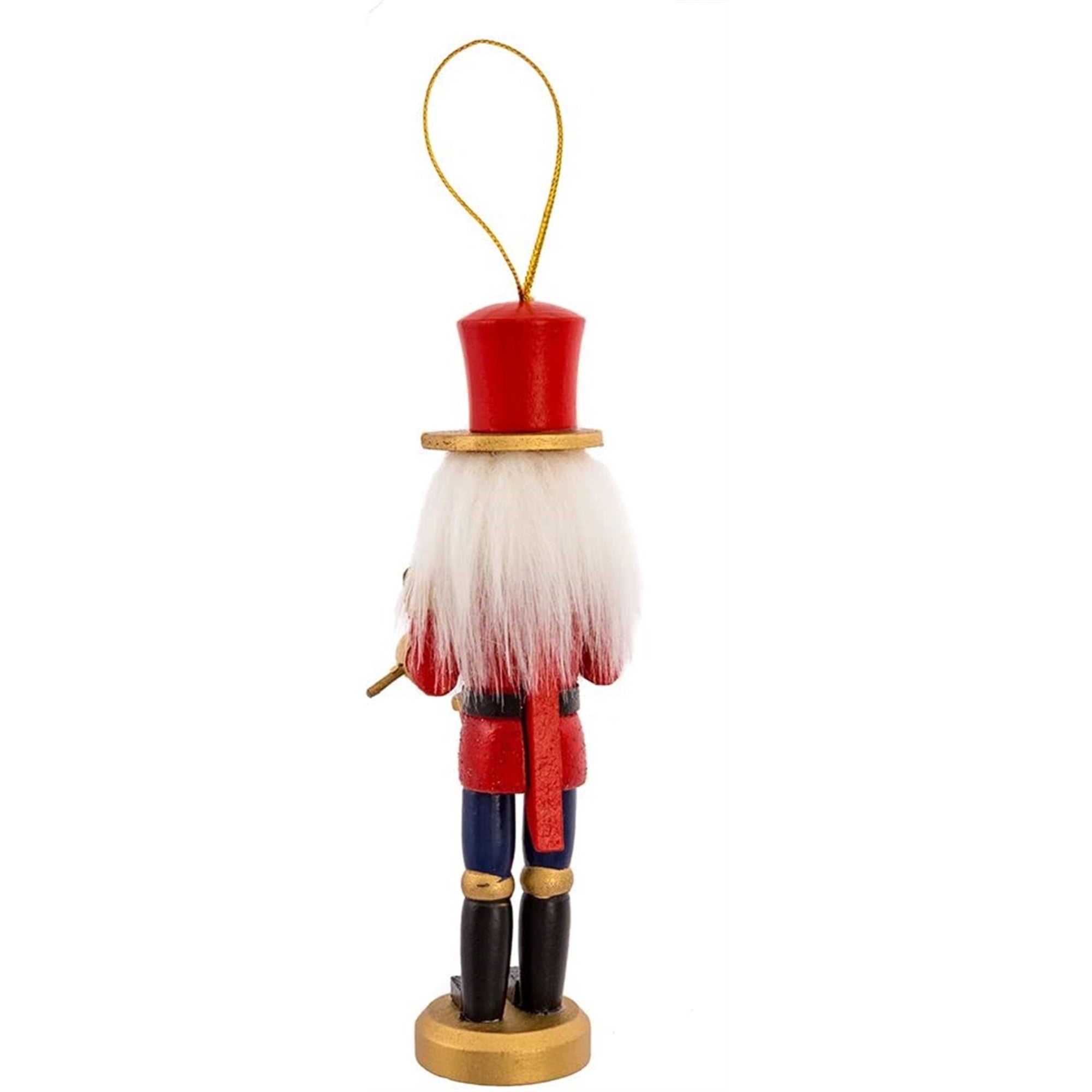 Kurt Adler 5" Wooden Nutcracker Ornaments, Set of 4