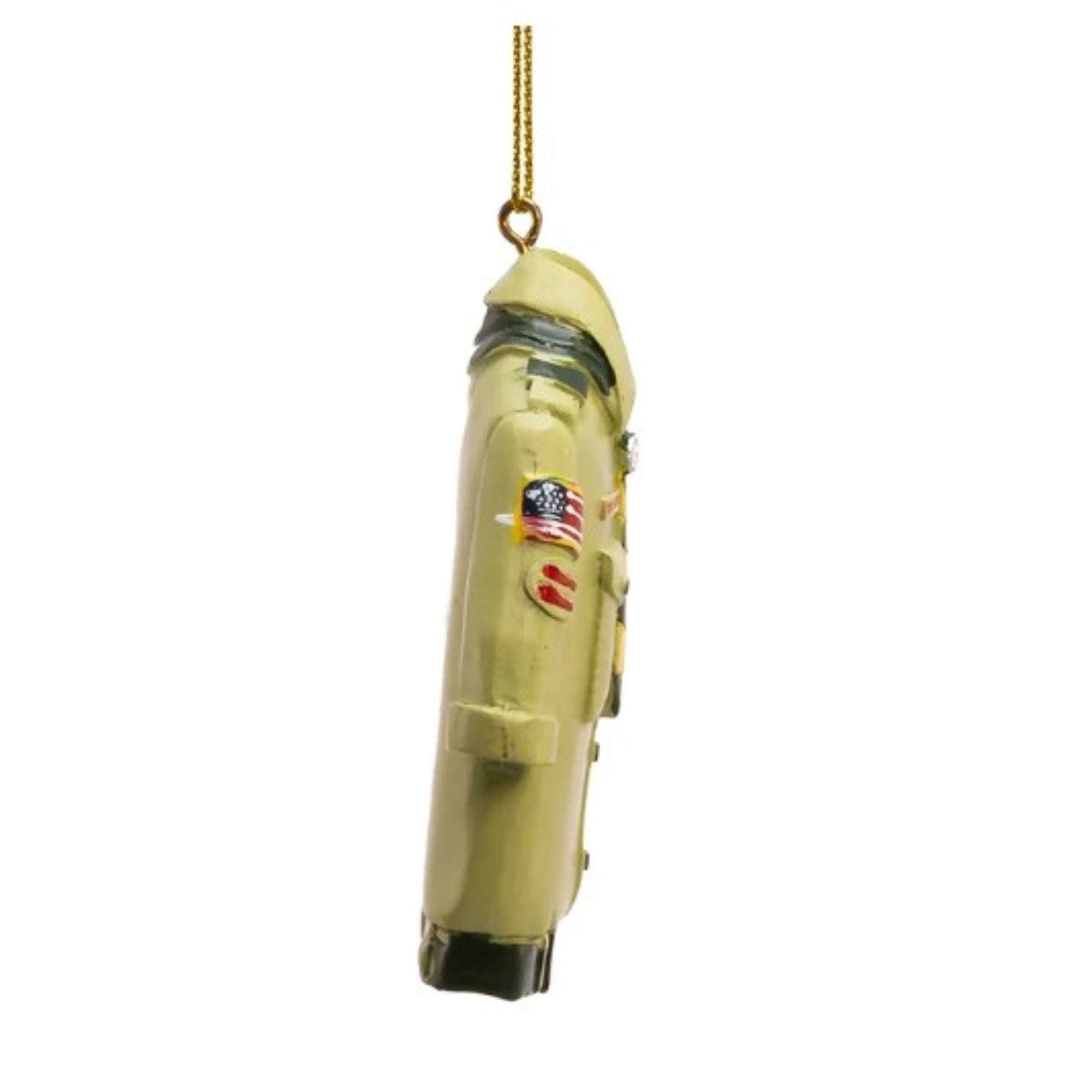 Kurt Adler Resin Christmas Tree Ornament, Boy Scouts of America Tan Shirt