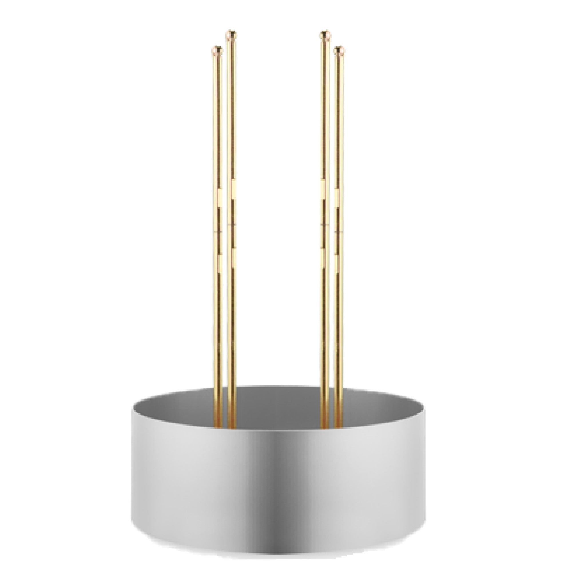 Tree Nest Easy Metal Christmas Tree Stand, Silver, Medium