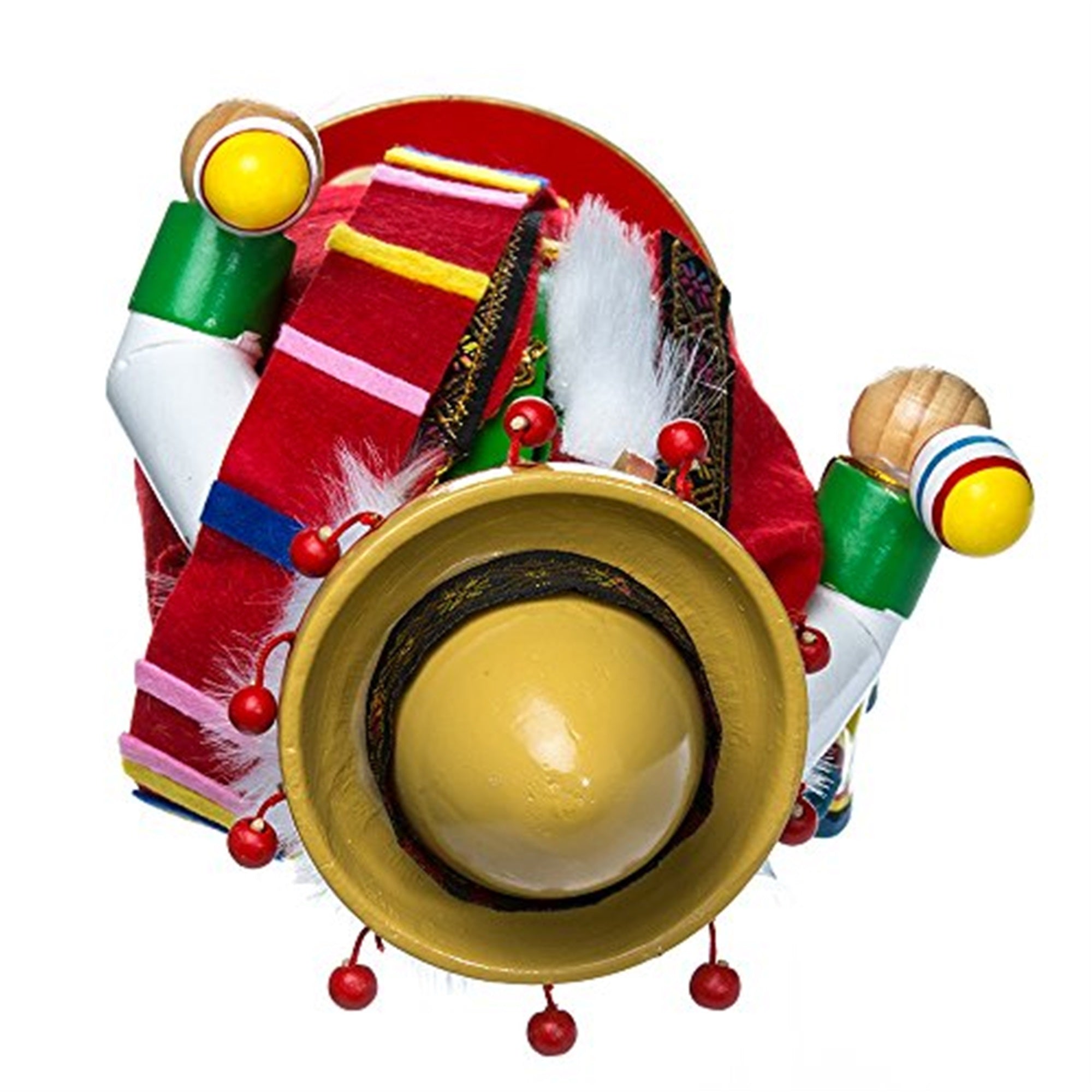 Kurt Adler Chubby Nutcracker Collection, Mexican Nutcracker, 10.25"