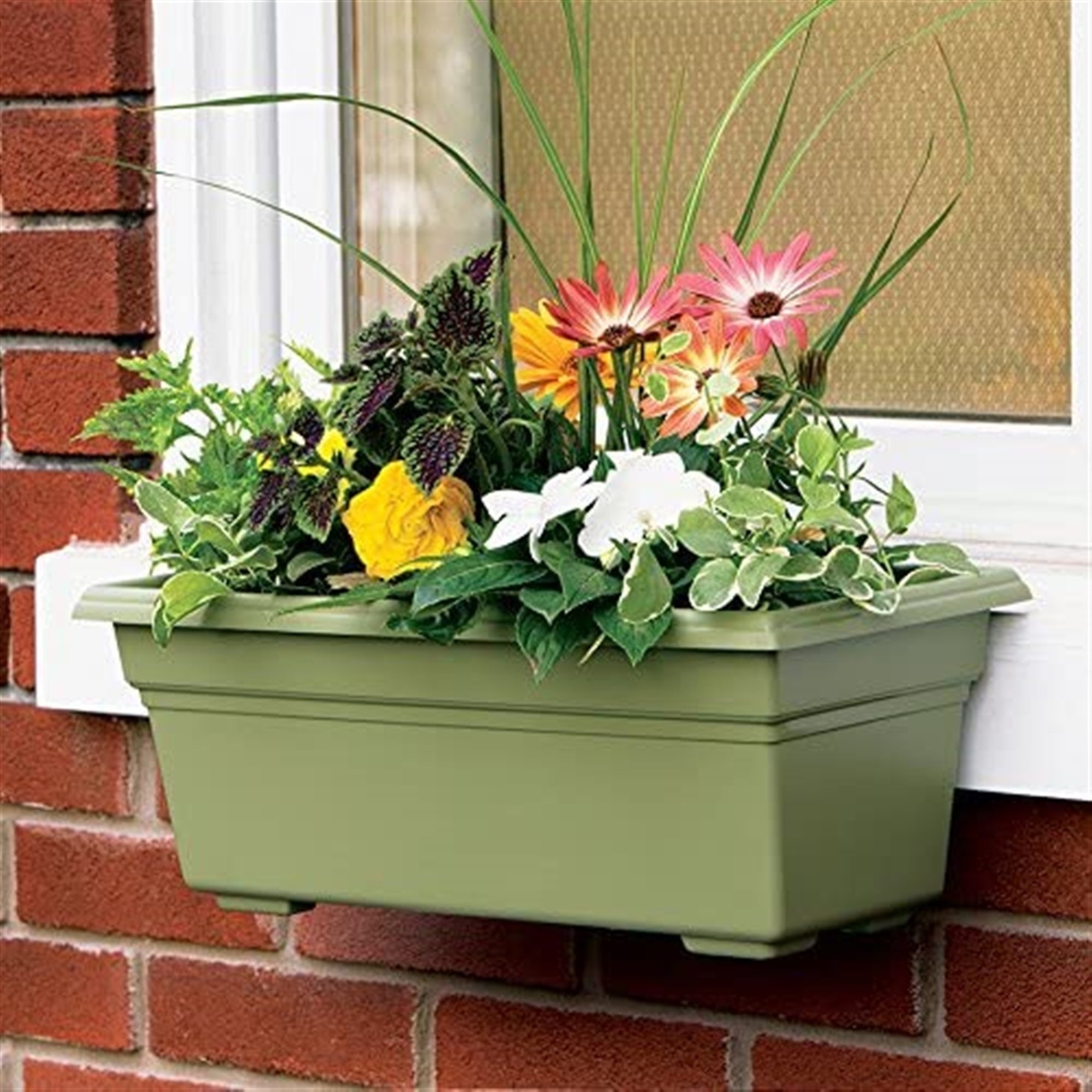 Novelty Plastic Countryside Flower Box Planter