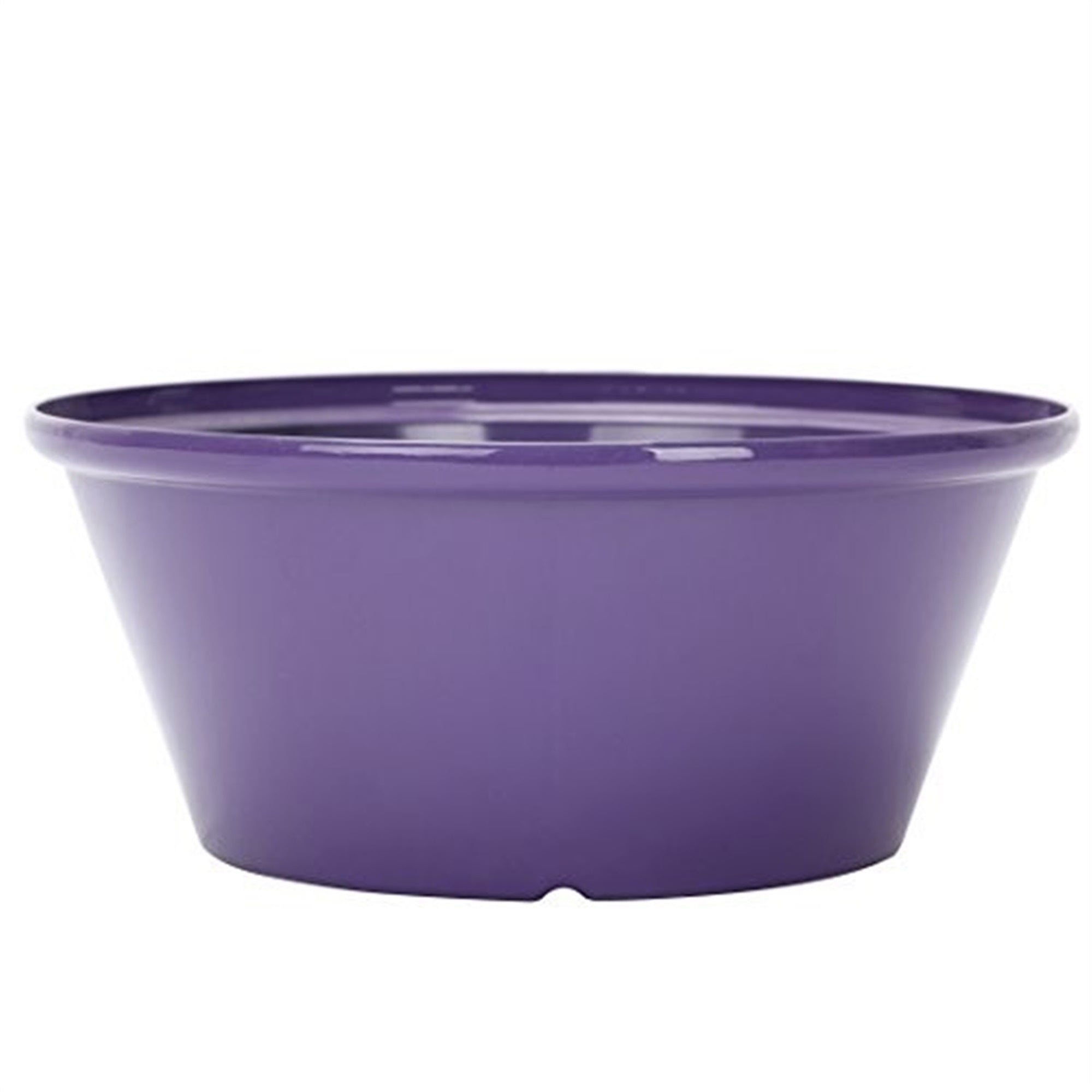 Gardener Select Indoor/Outdoor Round Plastic Tulip Bowl Planter, 12” Diameter