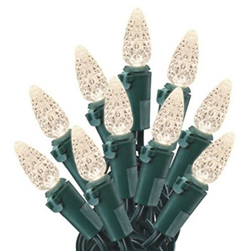 Holiday Wonderland Christmas C3 LED 70 Light Set, Warm White, 18.6'