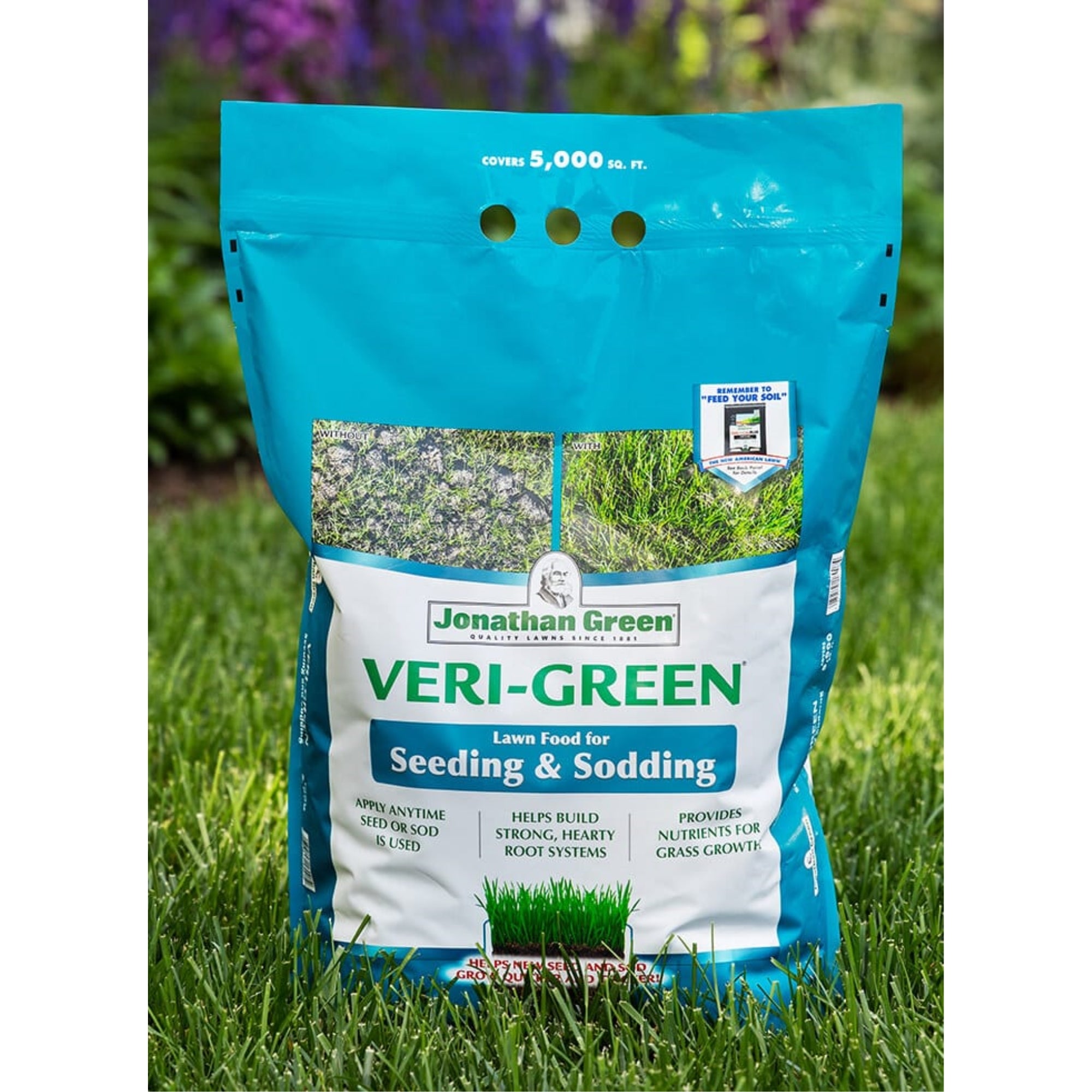 Jonathan Green Grass Seed & Fertilizer Bundle for Sunny Lawn - 5,000 sq ft