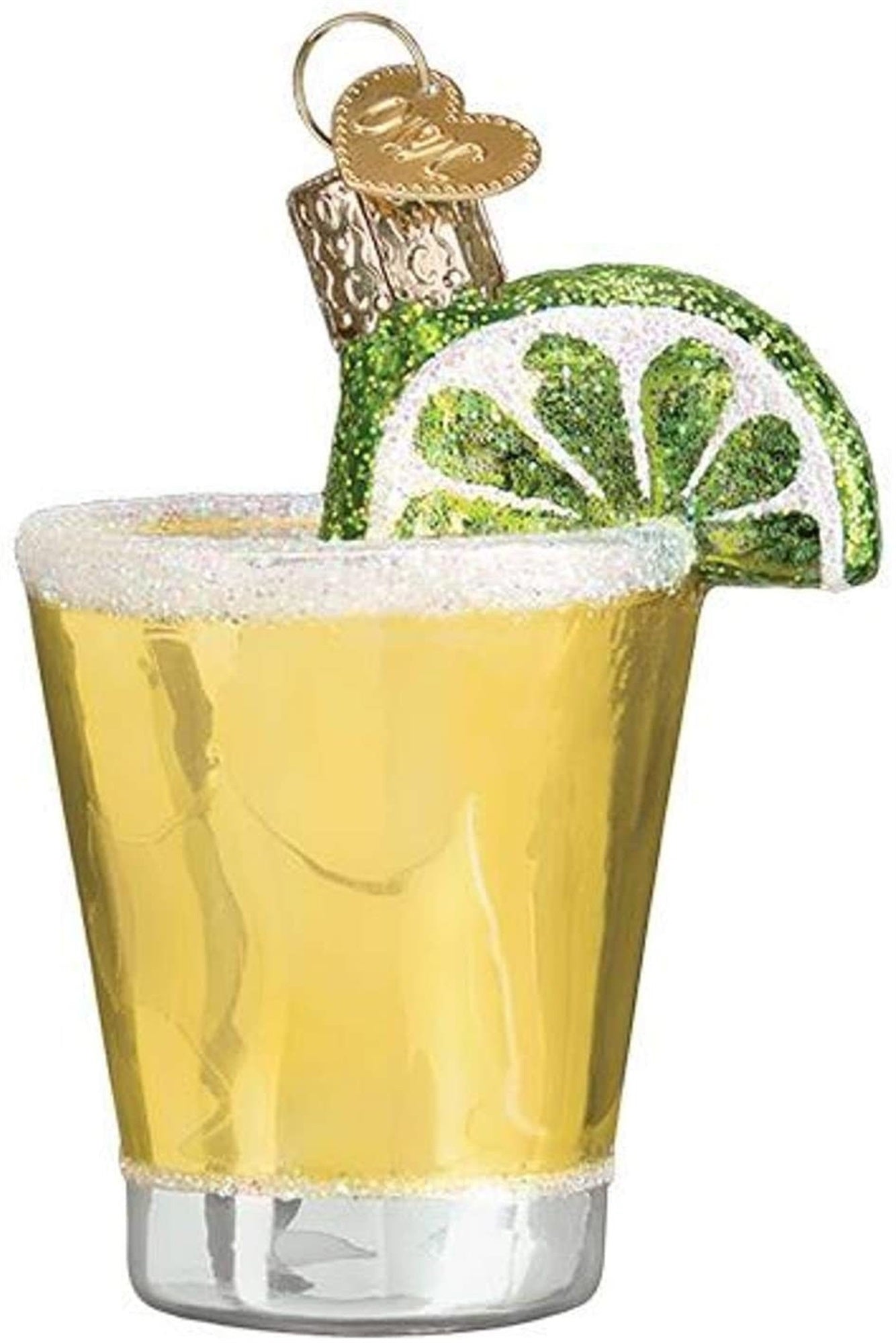 Old World Christmas Blown Glass Christmas Ornament, Tequila Shot