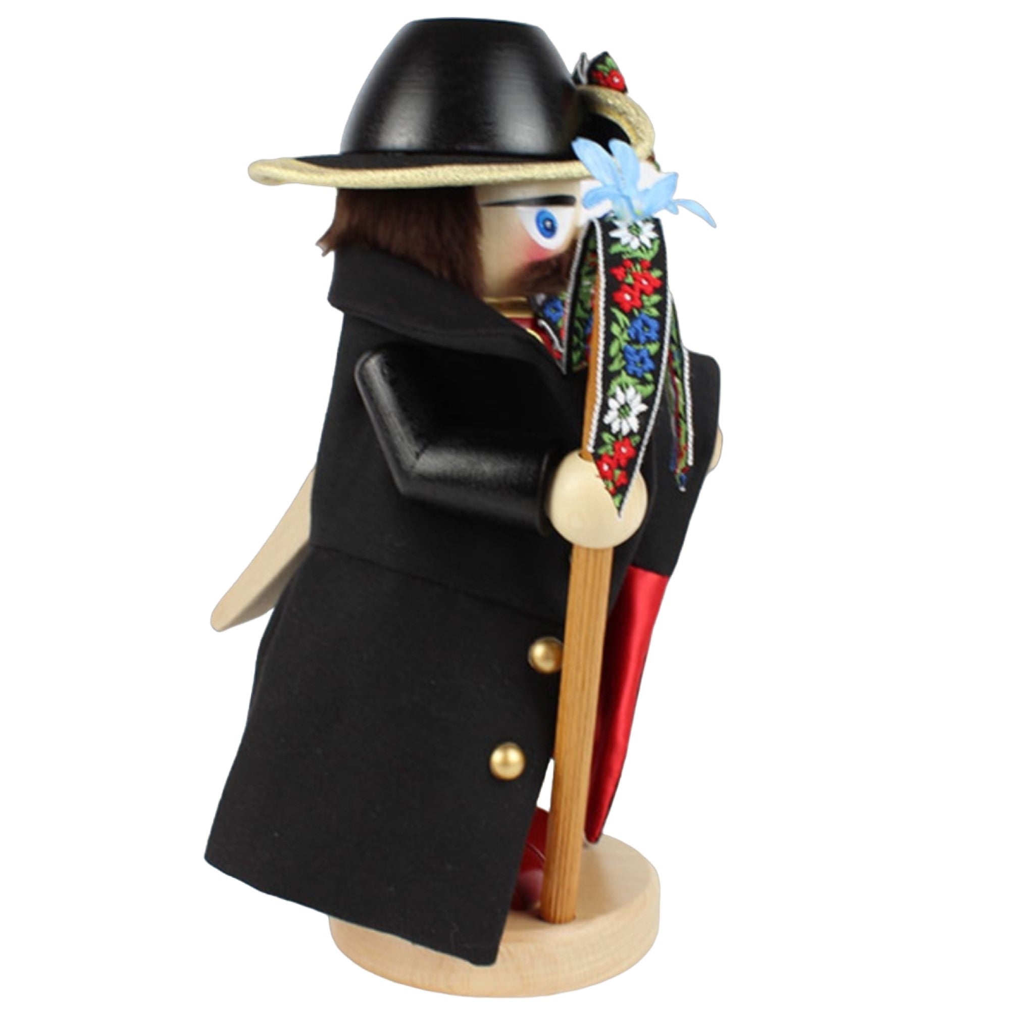 Kurt Adler Steinbach Wooden Chubby Nutcracker, Ein Bayer, 10.5"