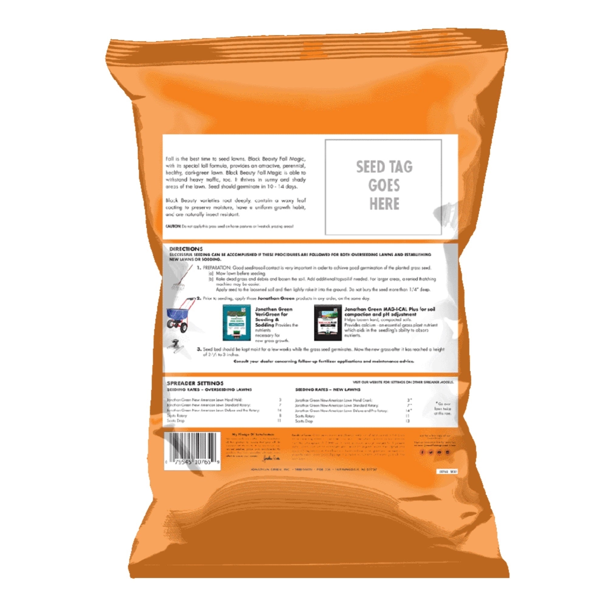 Jonathan Green Black Beauty Fall Magic Grass Seed