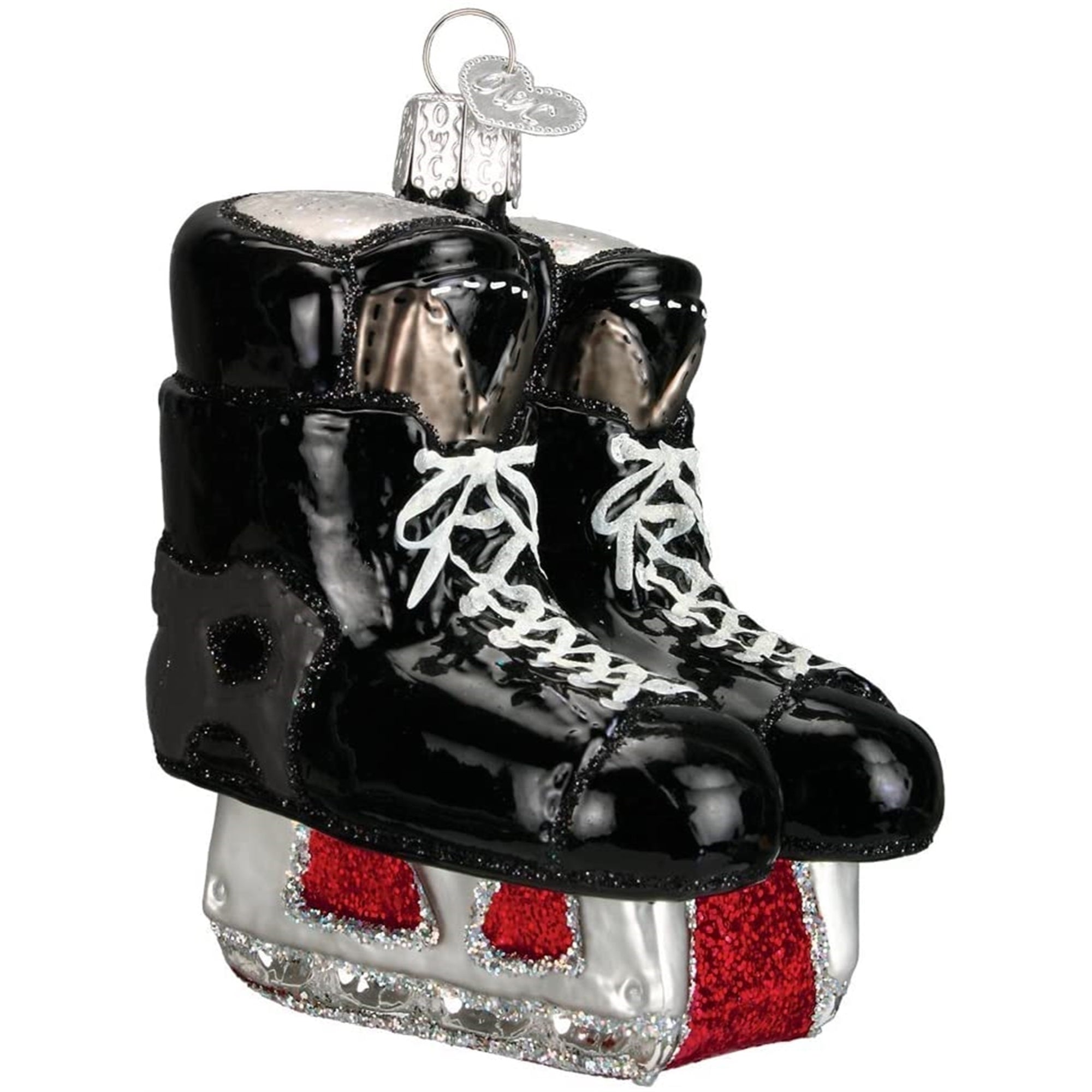 Old World Christmas 2020 Christmas Ornament Hockey Skates Glass Blown Ornament for Christmas Tree