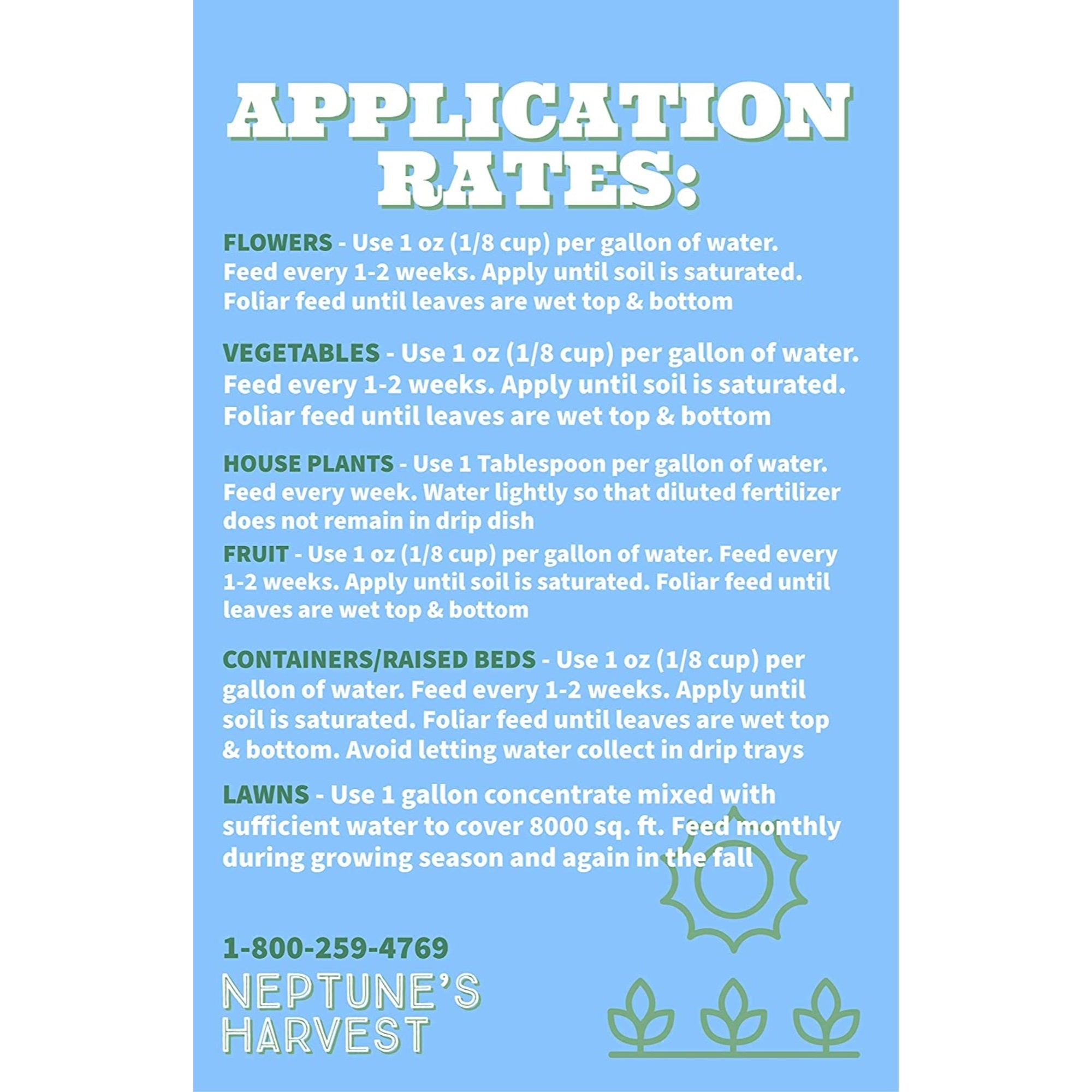 Neptune's Harvest Organic 2-3-1 Fish and Seaweed Fertilizer
