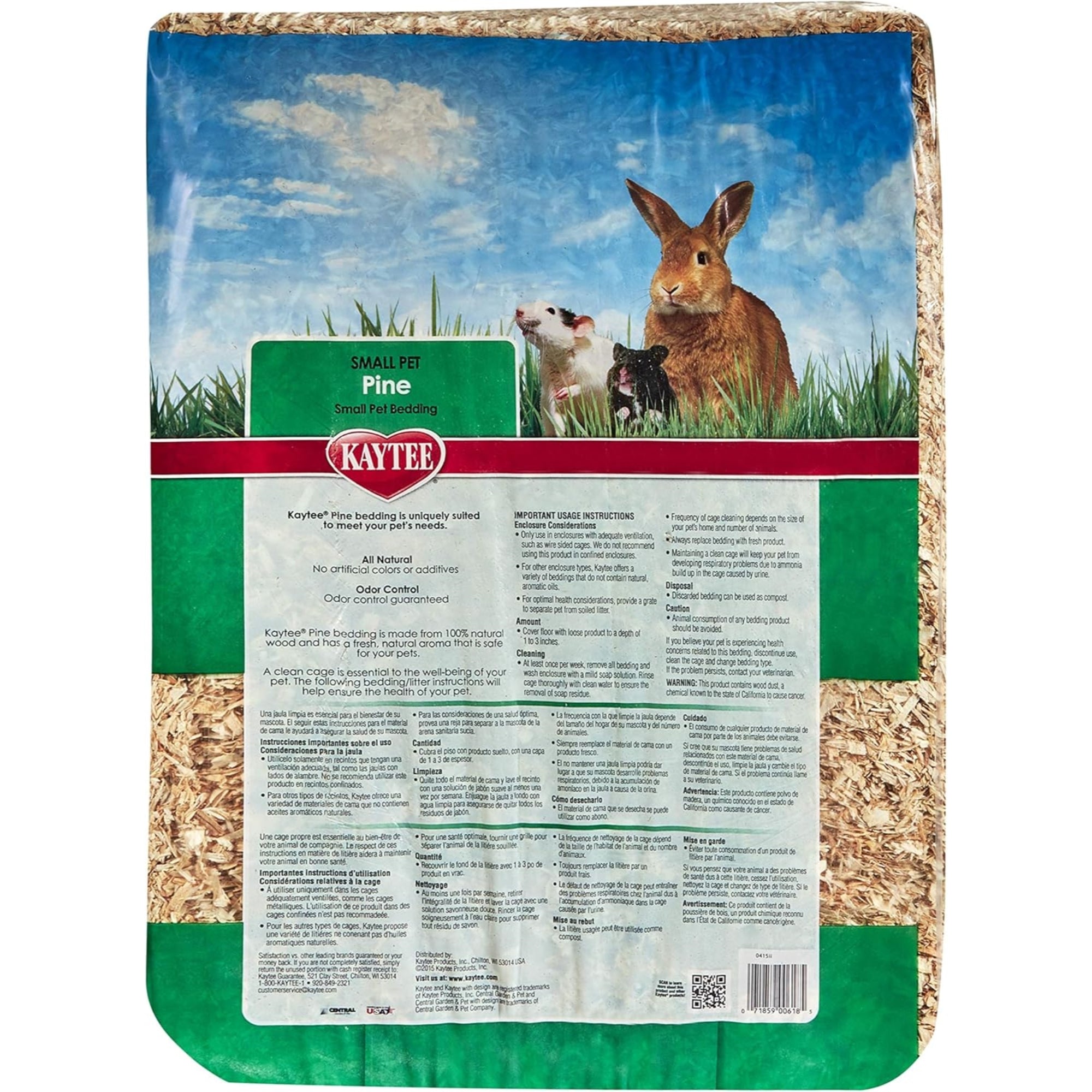 Kaytee Pine Bedding for Small Animals, 4 cu ft.