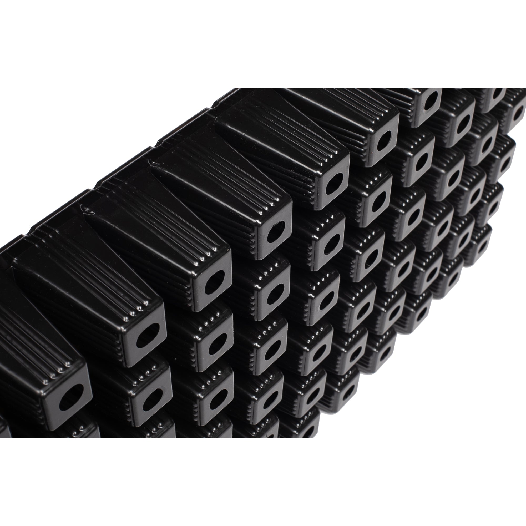 SunPack 21"x11" 72 Cell Square Insert, for Greenhouses, Gardening, and Seedlings, Black, Fits 10"x20" Trays