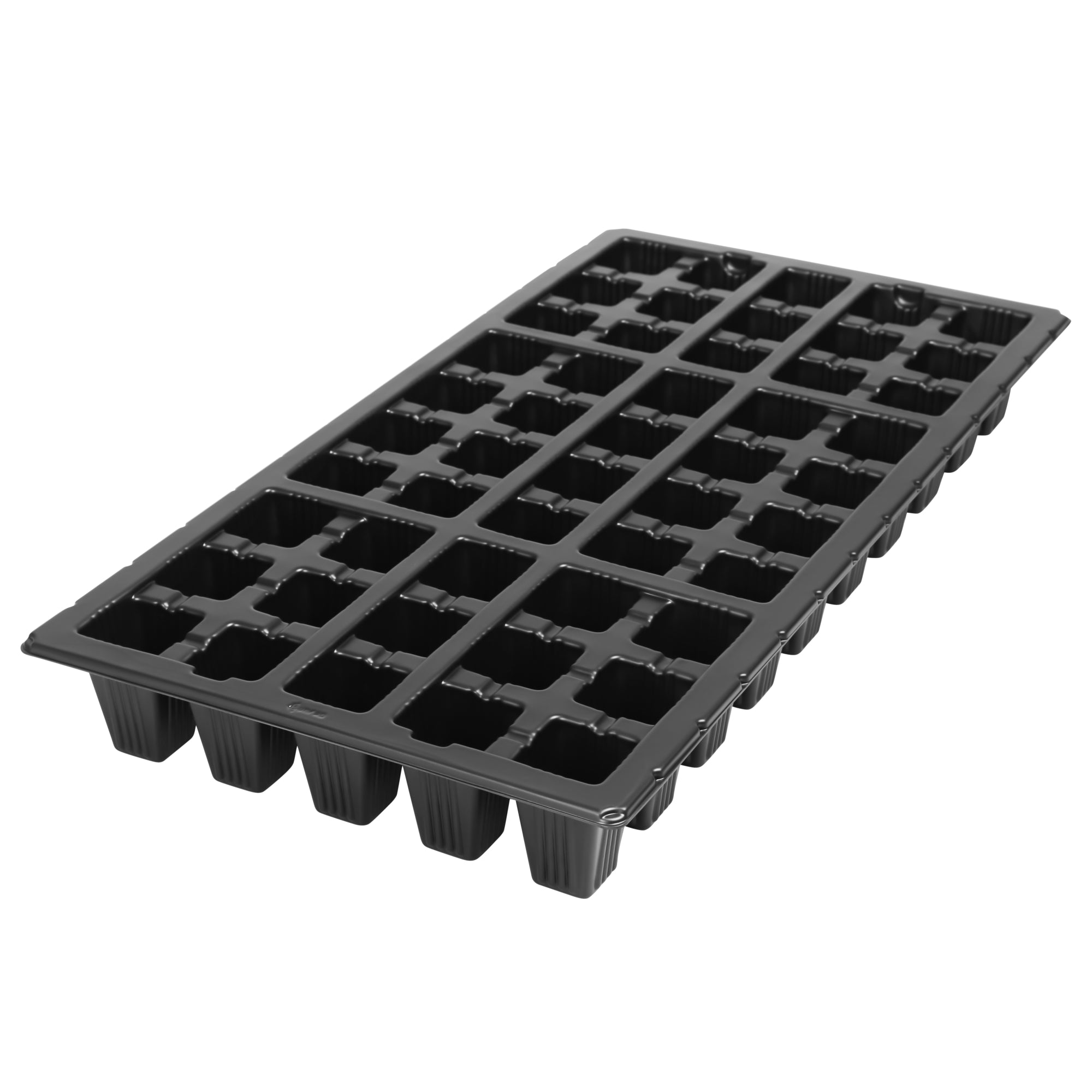 Sunpack 21"x11" 50-Cell Heavy Duty Insert, for Greenhouses, Gardening, and Seedlings, Black