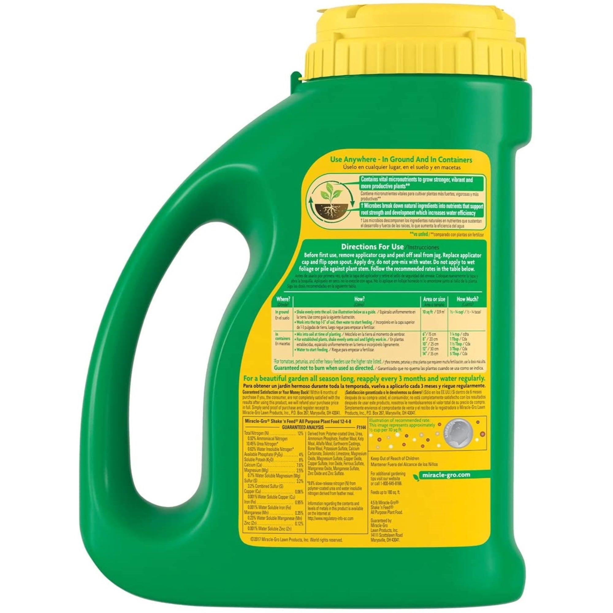 Scotts Miracle-Gro Shake-n-Feed Granulated All Purpose Plant Food, 4.5lb