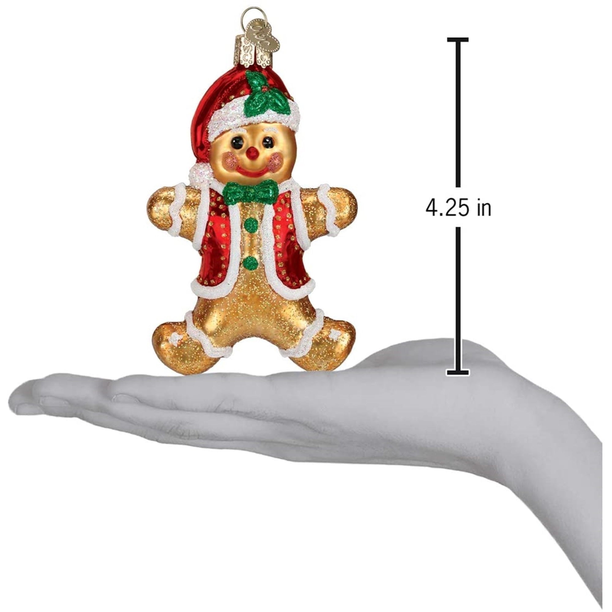 Old World Christmas Glass Blown Ornament Gingerbread Boy