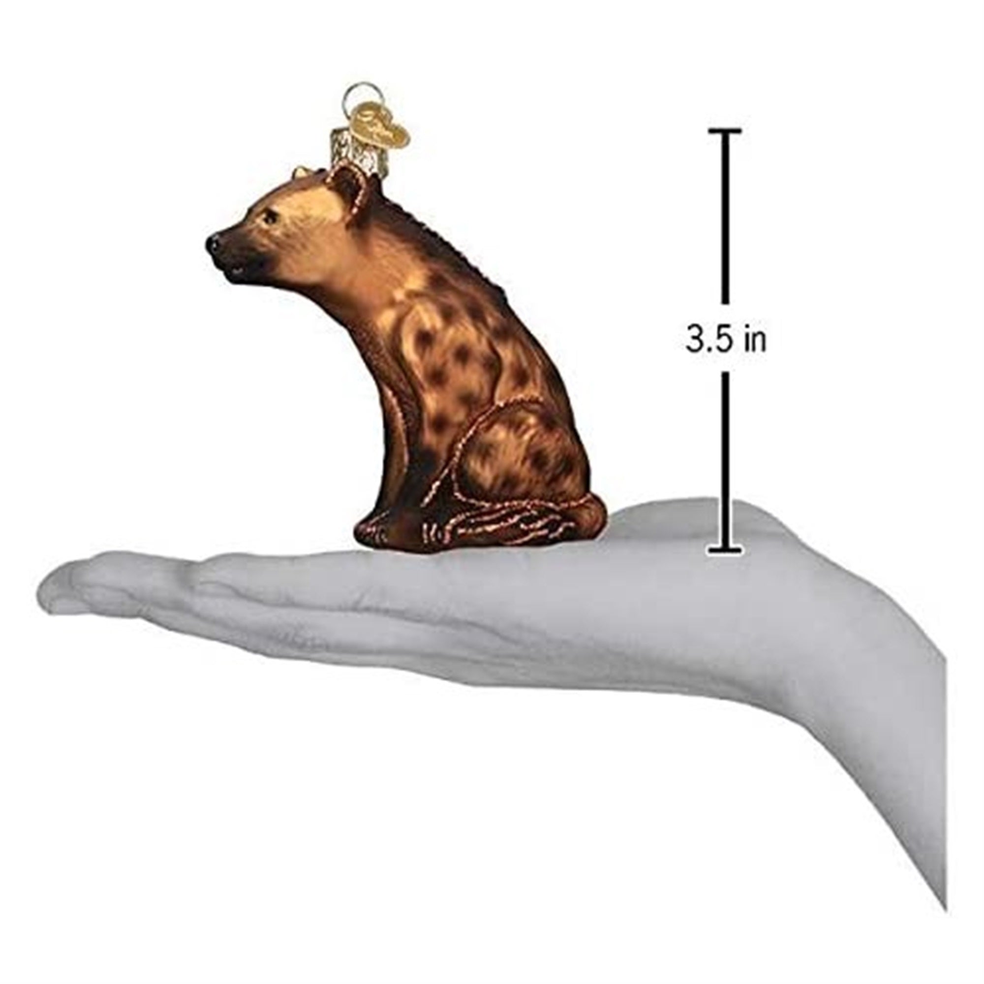 Old World Christmas Glass Blown Happy Hyena Ornament