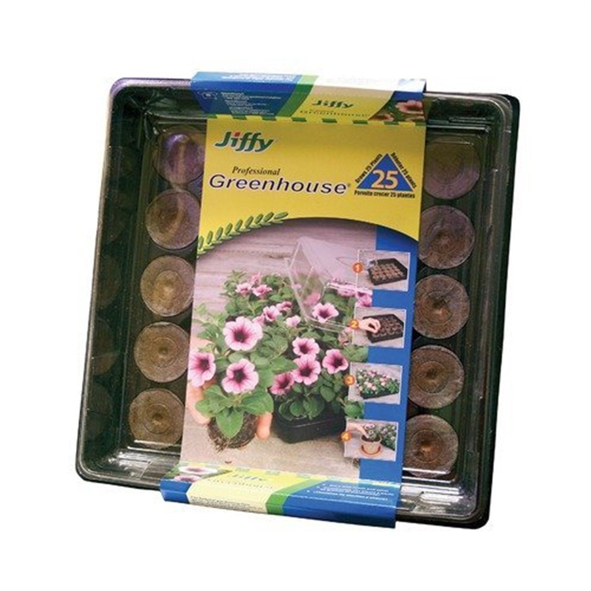 Jiffy Professional All-in-One Greenhouse, Holds 25 Plants