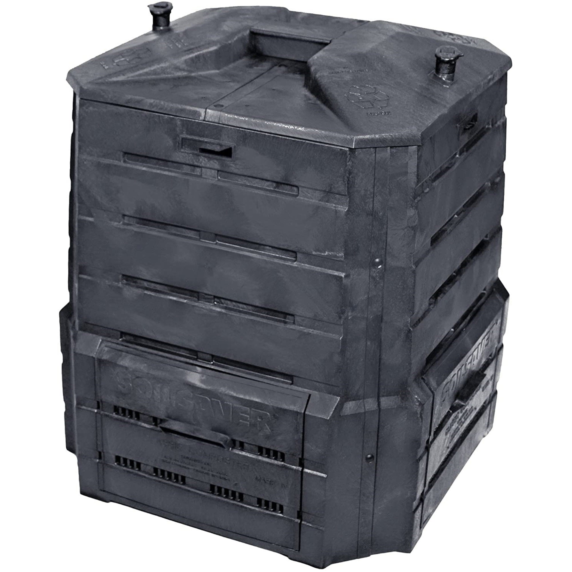 Algreen Products Soil Saver Classic Compost Bin, Black, 94 Gallons