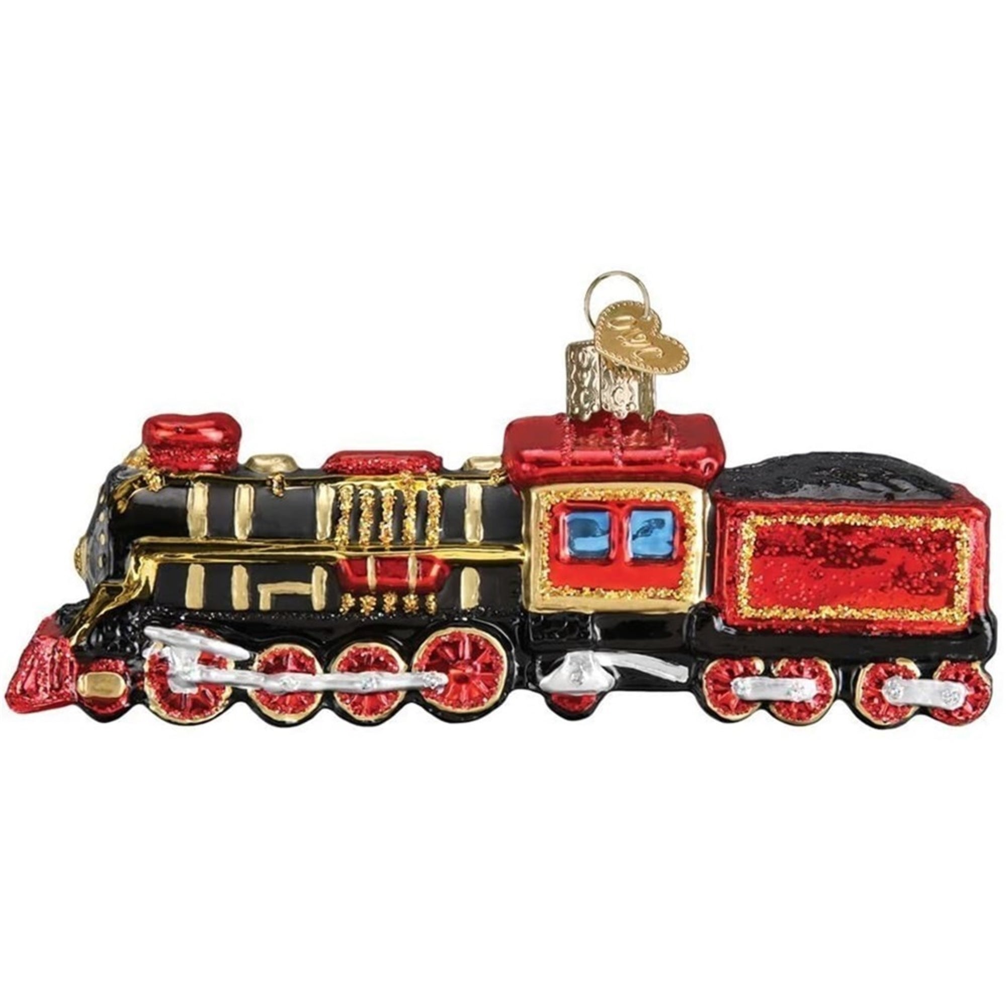 Old World Train Steam Locomotive Ornament Christmas Ornament, 5”