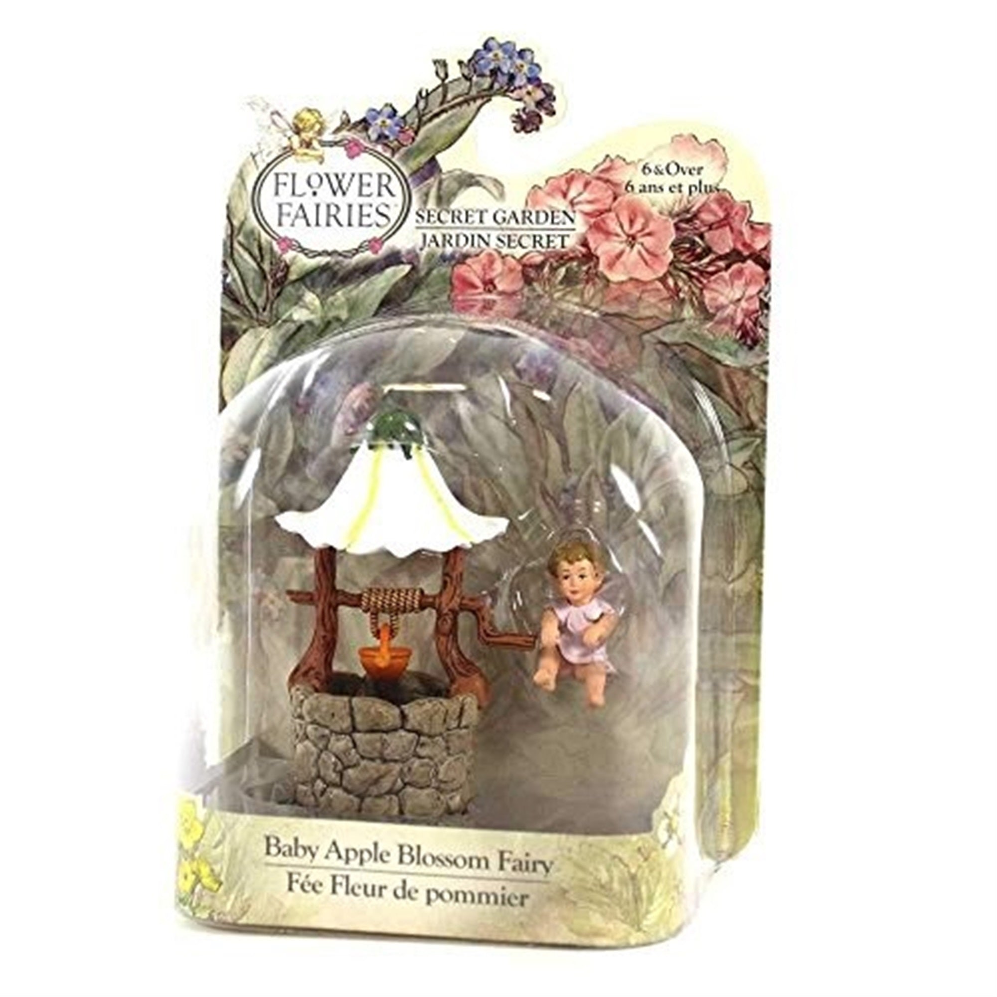 Flower Fairies Secret Garden Baby Apple Blossom w/ Wishing Well