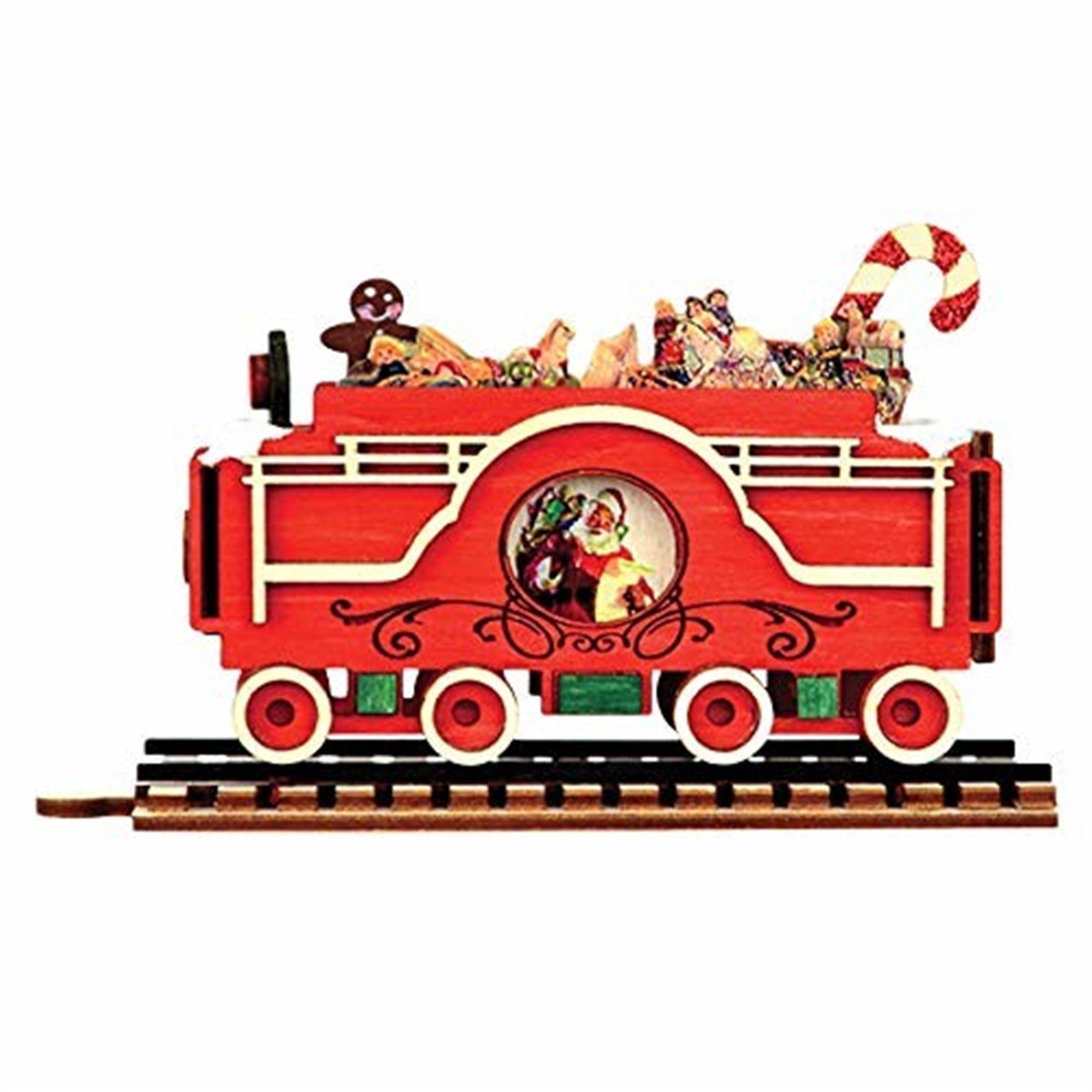Old World Christmas 80035 Santa's North Pole Express Tender Ornament