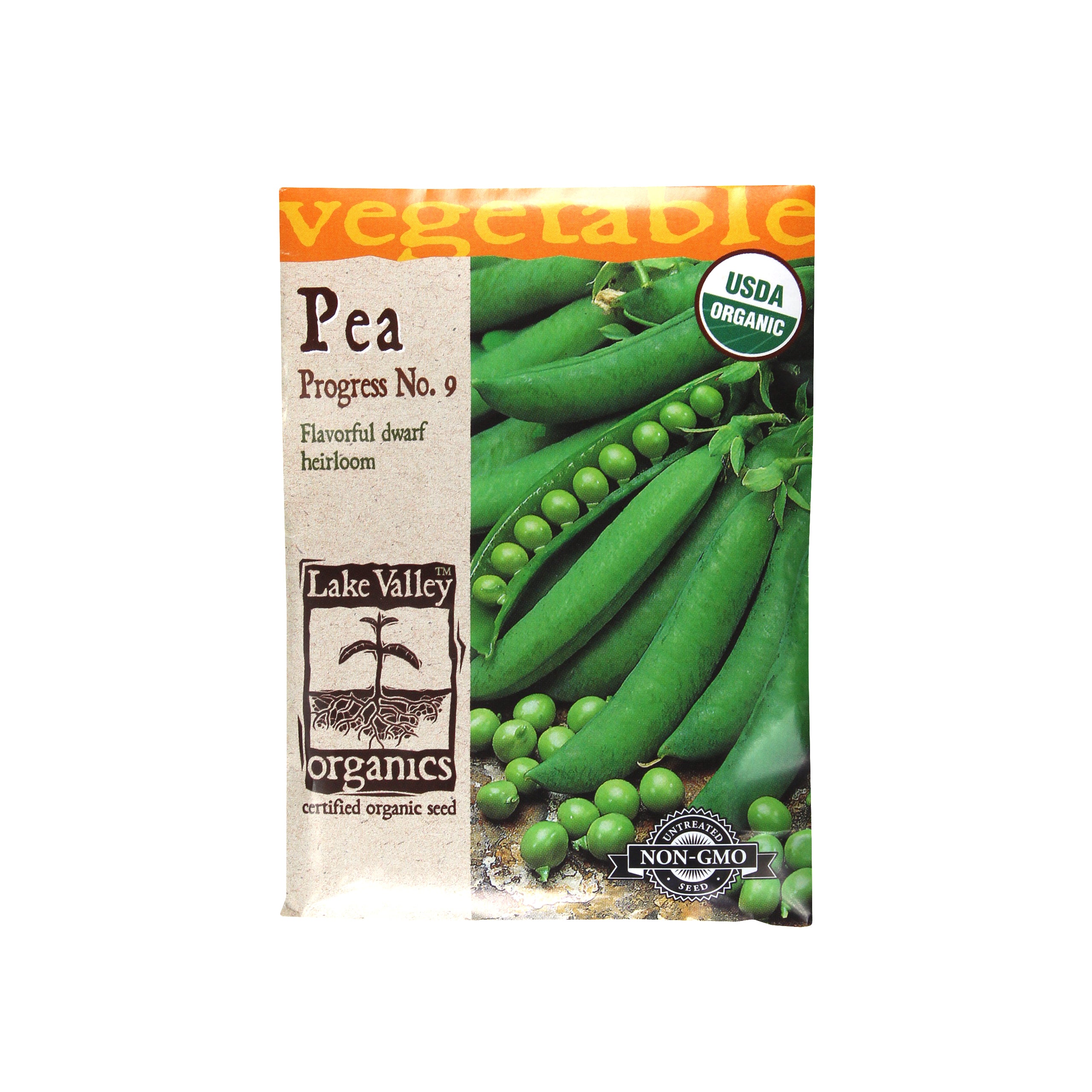 Lake Valley Seed Organic Pea Progress No. 9 (Bush) 20g