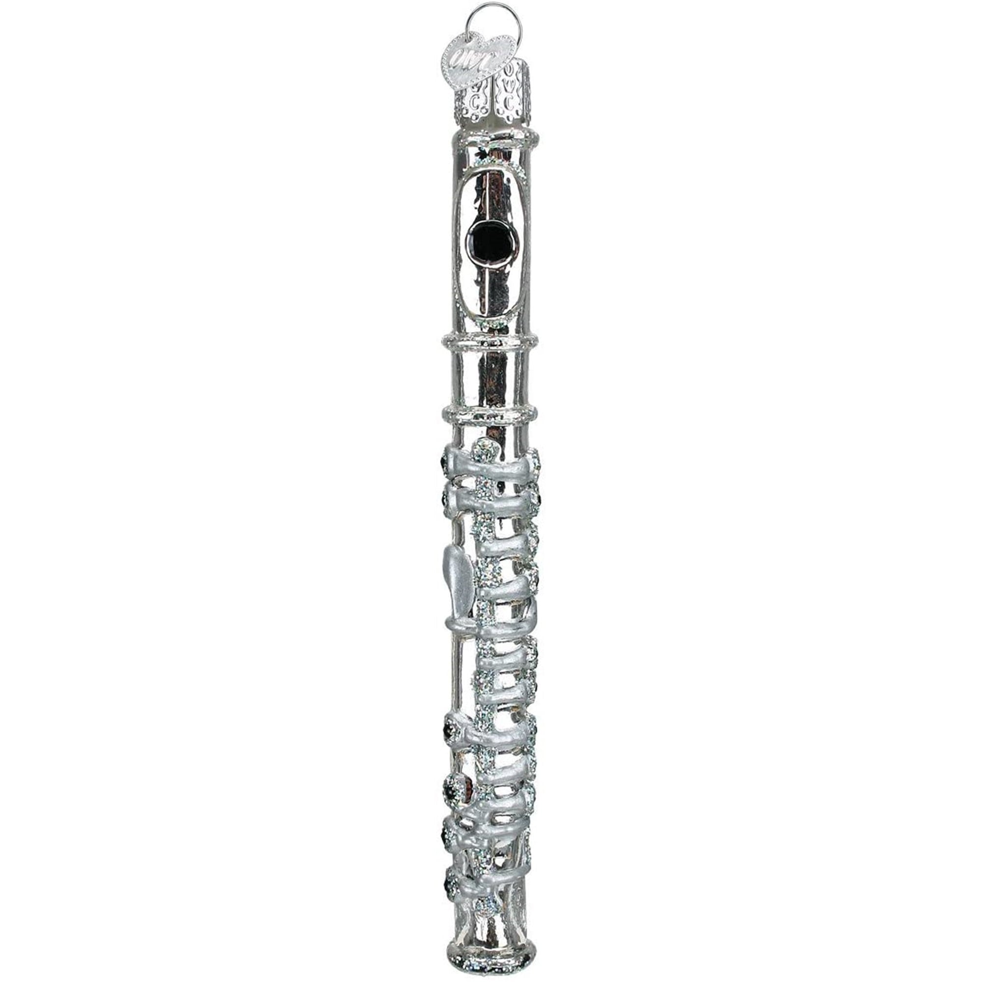 Old World Christmas Ornaments: Musical Instruments Glass Blown Ornaments for Christmas Tree, Flute