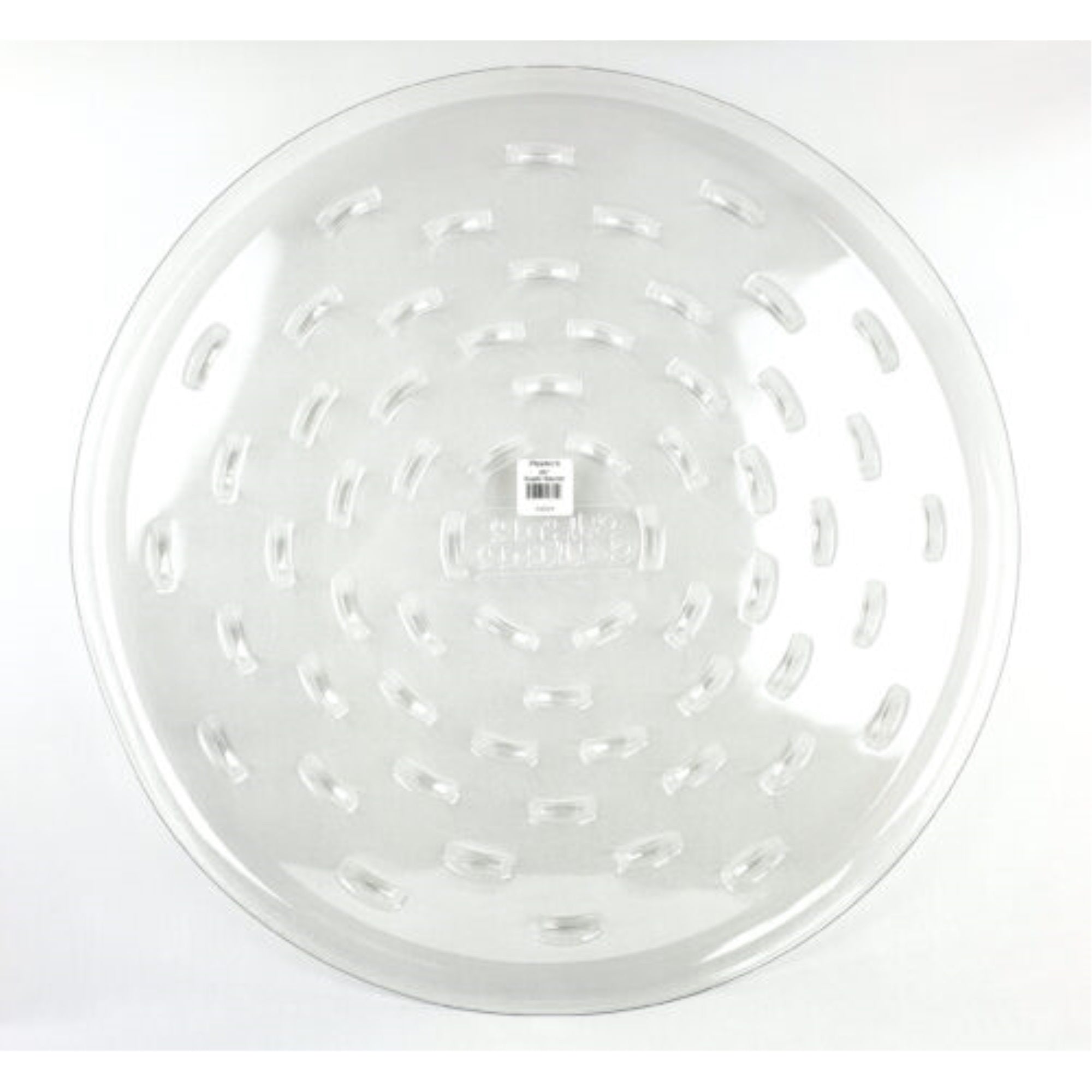 Plastec Super Plant Saucer,  Clear Plastic, 16" D