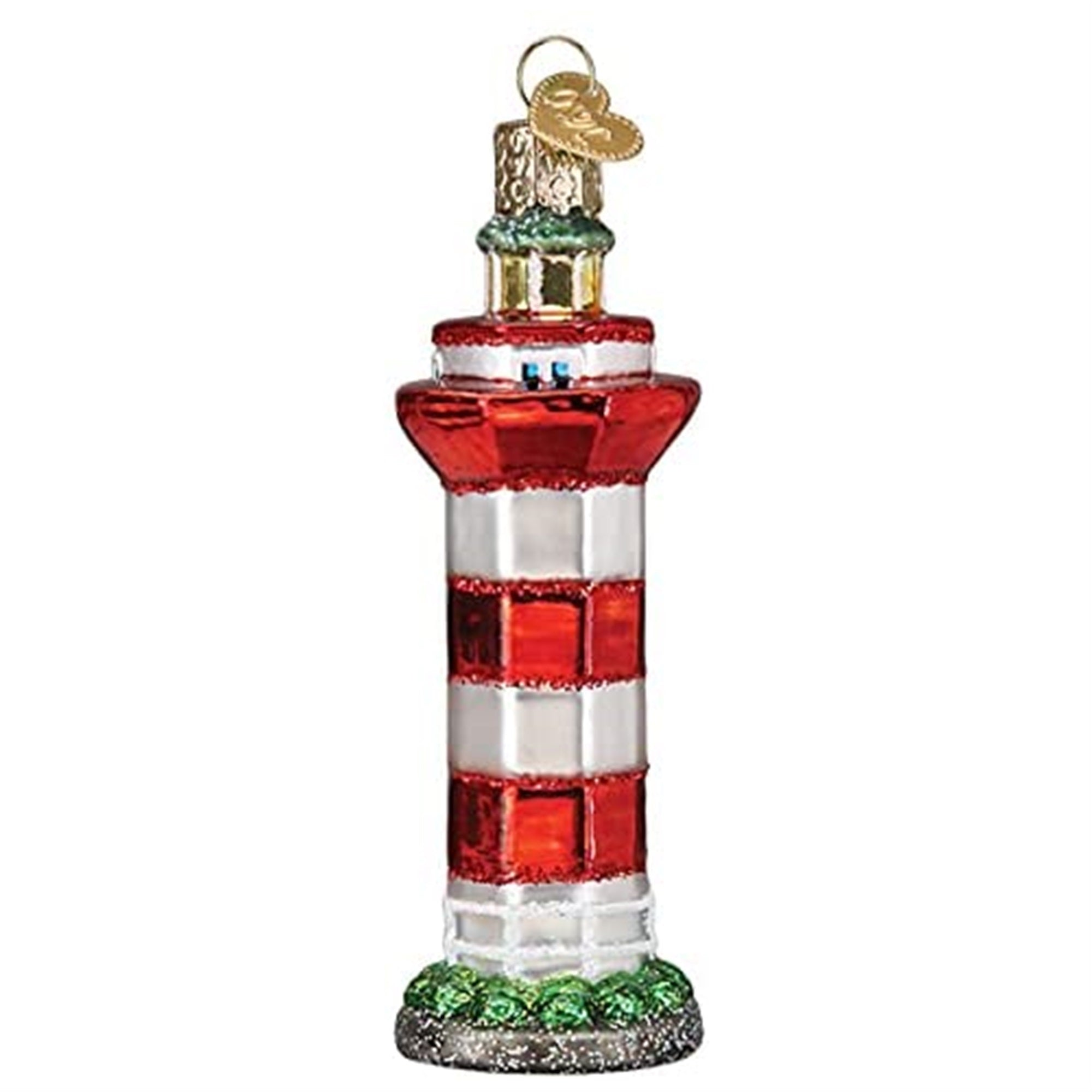 Old World Christmas Glass Blown Ornament, Hilton Head Lighthouse