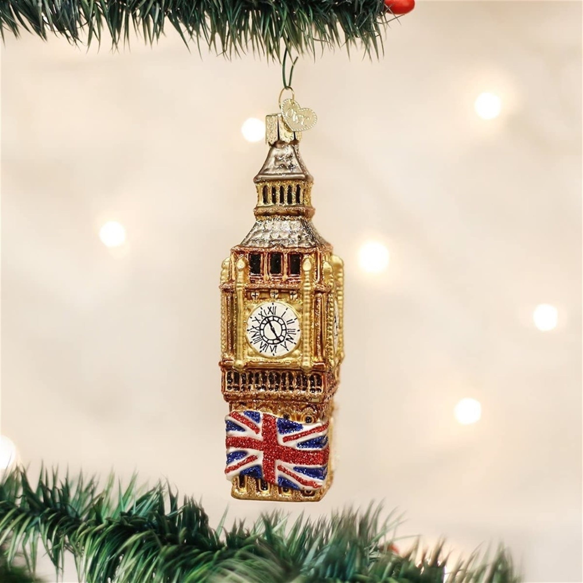 Old World Christmas 20058 Glass Blown Big Ben Ornament