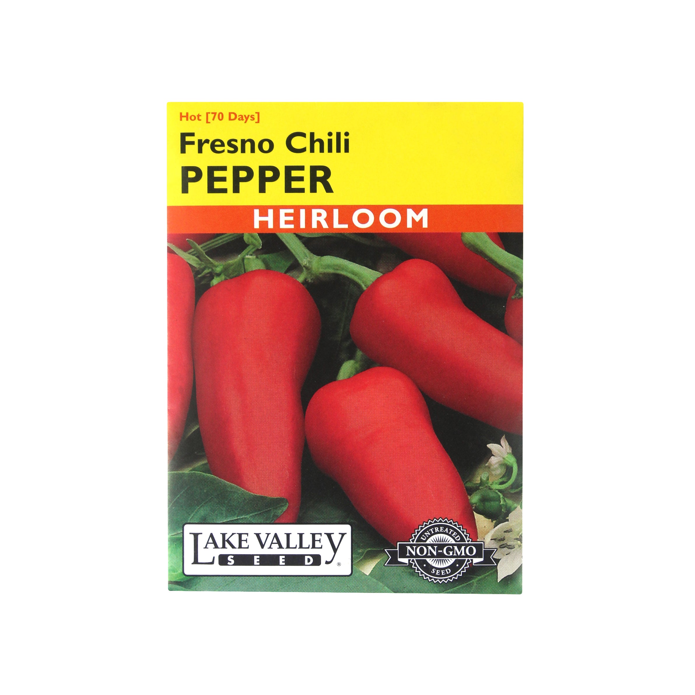 Lake Valley Seed Pepper, Hot Fresno Chili Heirloom, 0.35g