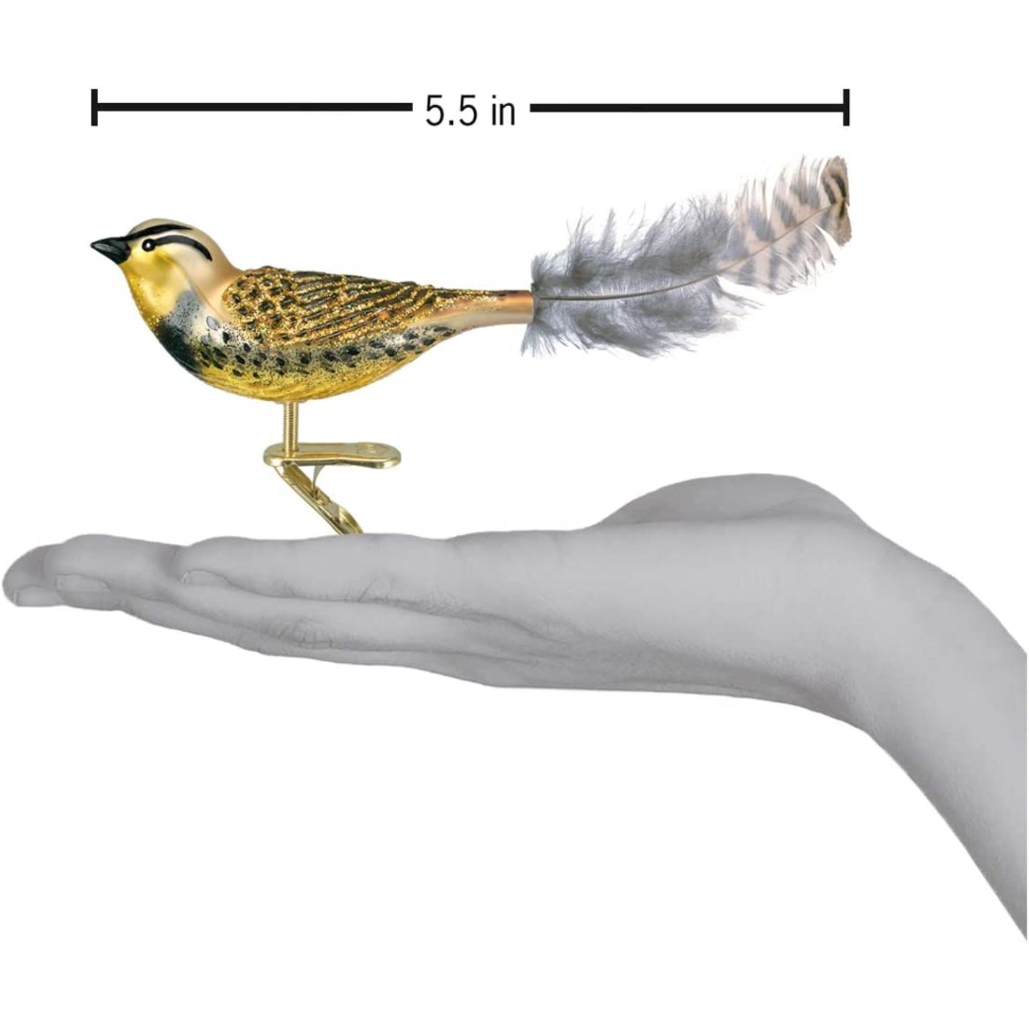 Old World Christmas Meadowlark Glass Blown Ornament