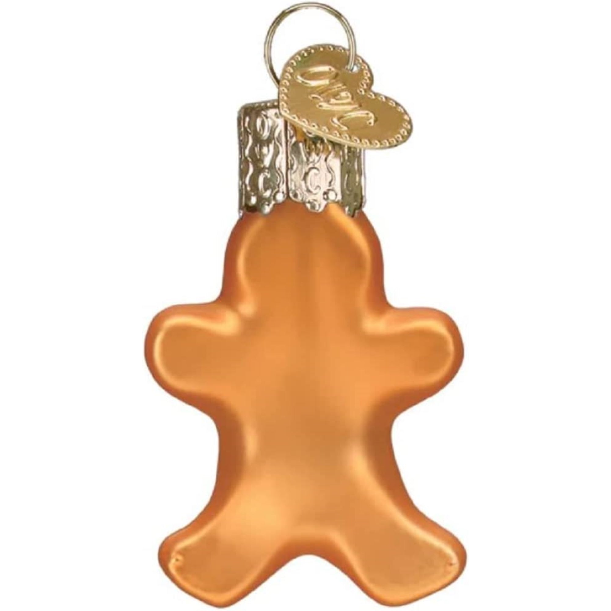 Old World Christmas Mini Glass Blown Gingerbread Man Ornament, 2"