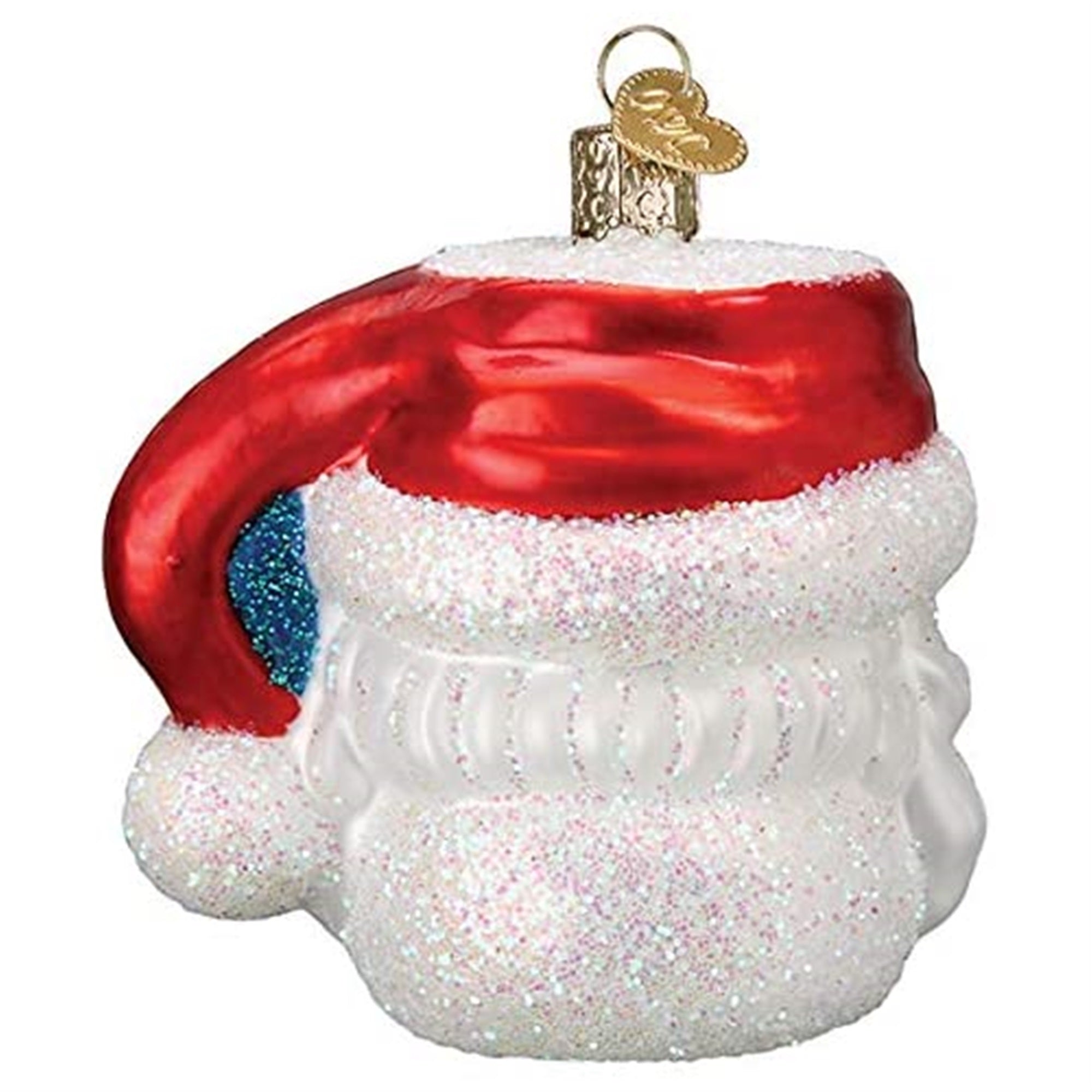 Old World Christmas Glass Blown Ornament Santa Mug