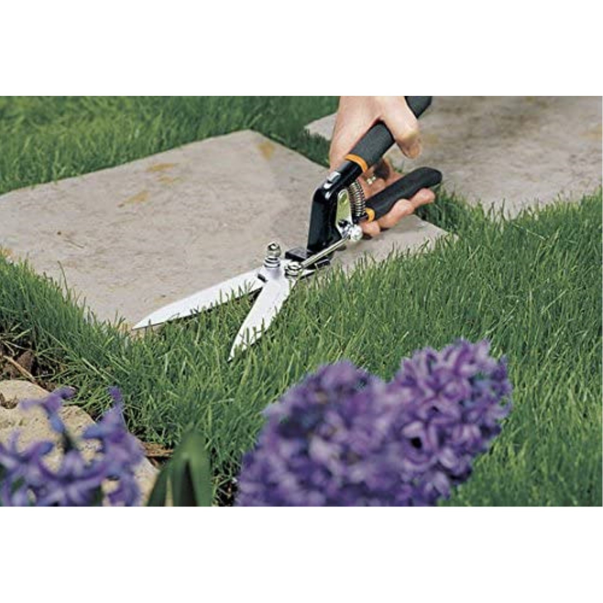 Fiskars Brands Power Lever Grass Trimming Gardening Metal Shears