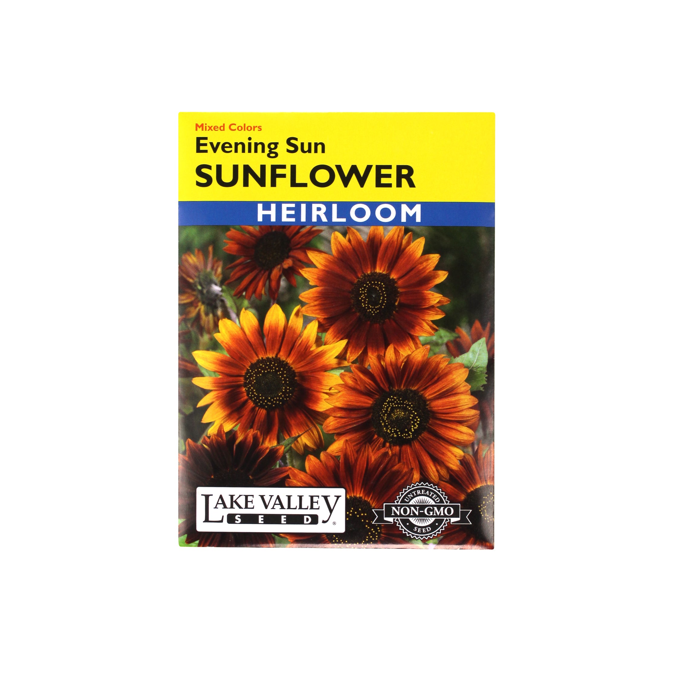 Lake Valley Seed Evening Sun Sunflower Heirloom Flower, 2g
