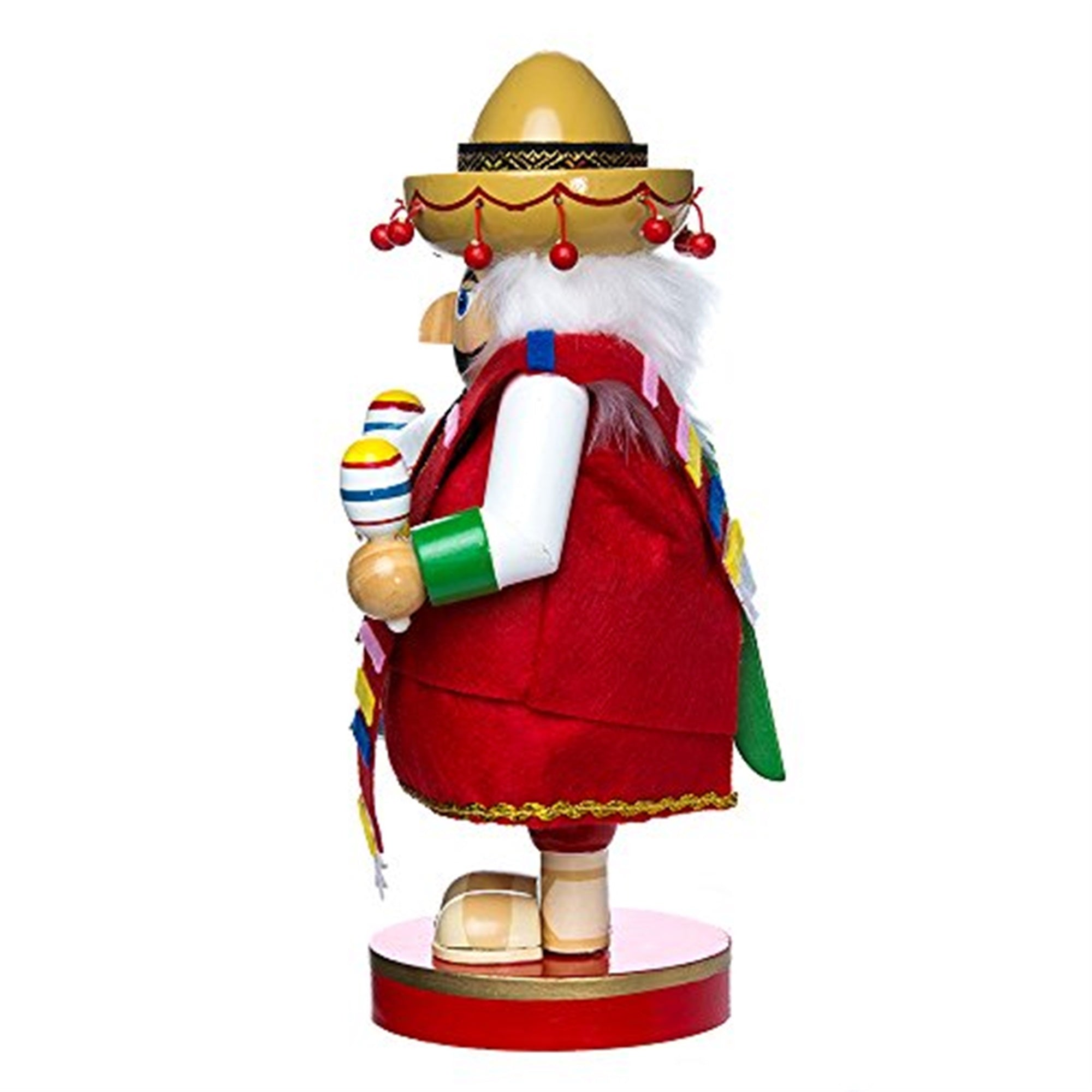 Kurt Adler Chubby Nutcracker Collection, Mexican Nutcracker, 10.25"