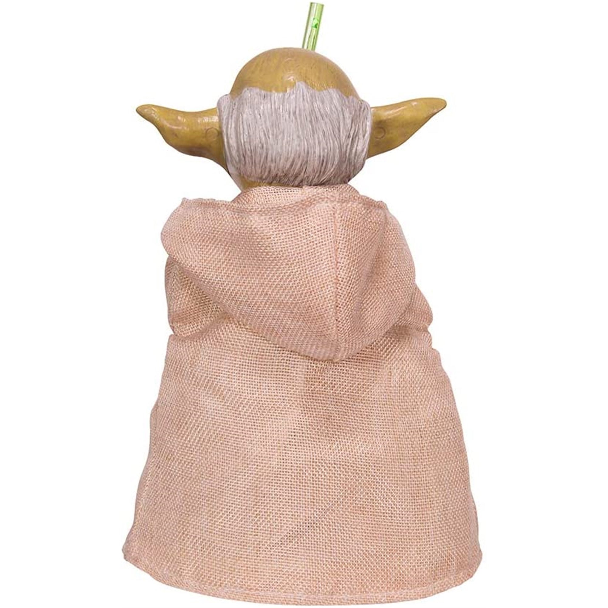 Kurt Adler Battery Operated Treetop, Star Wars Yoda with LED Light Saber, 12"