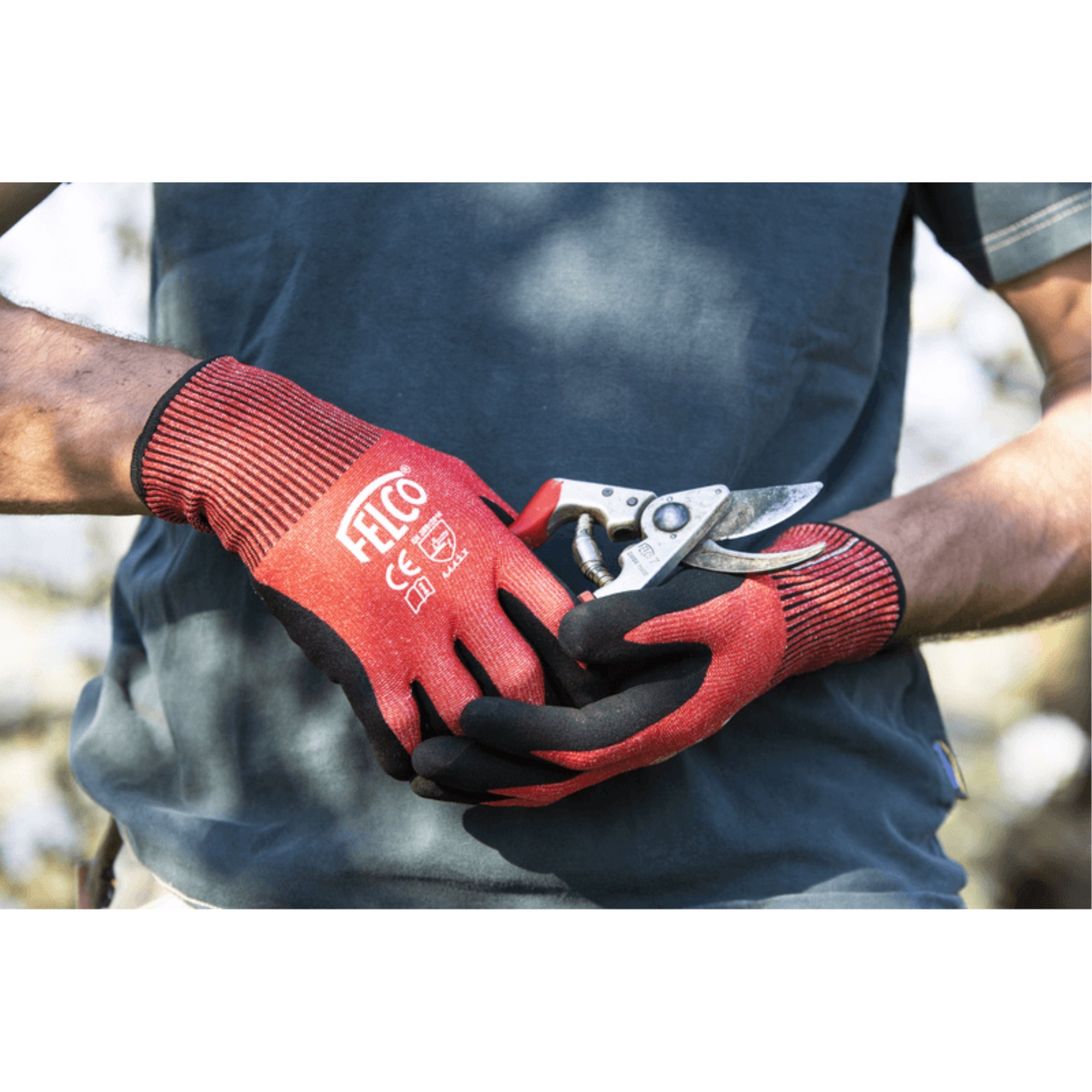Felco 7 Ergonomic Revolving Handle Bypass Pruner, 1" Cut Capacity, 8.25"